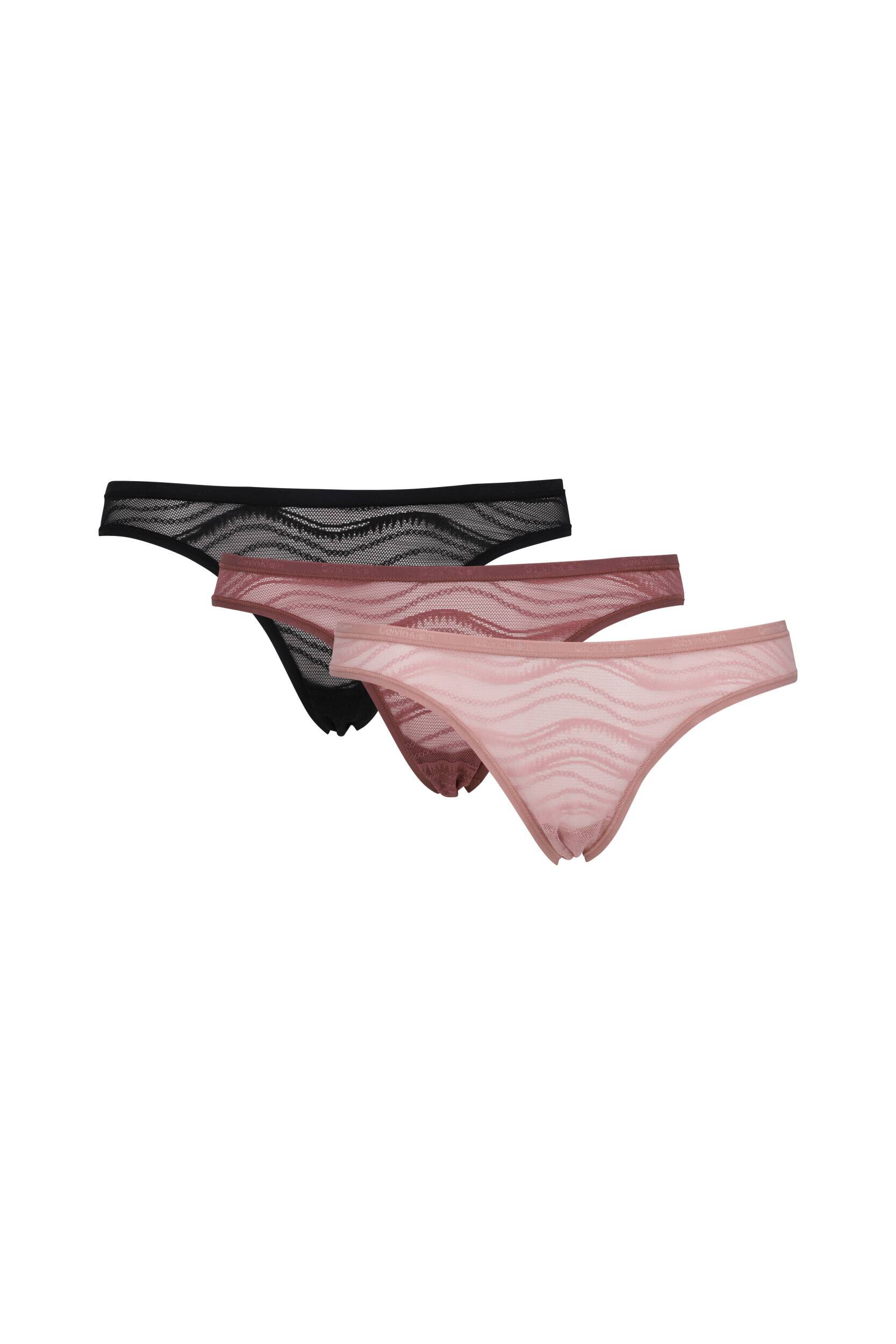 Calvin Klein Underwear De dantelă chiloți slipi 3-pack