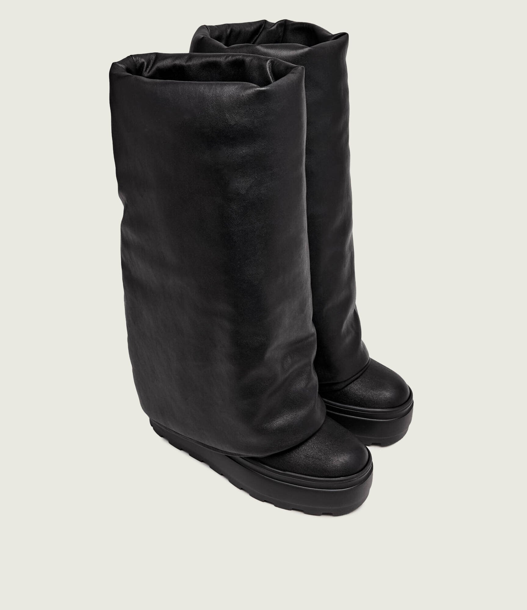 Casadei Bocanci Double Face cu adaos de piele