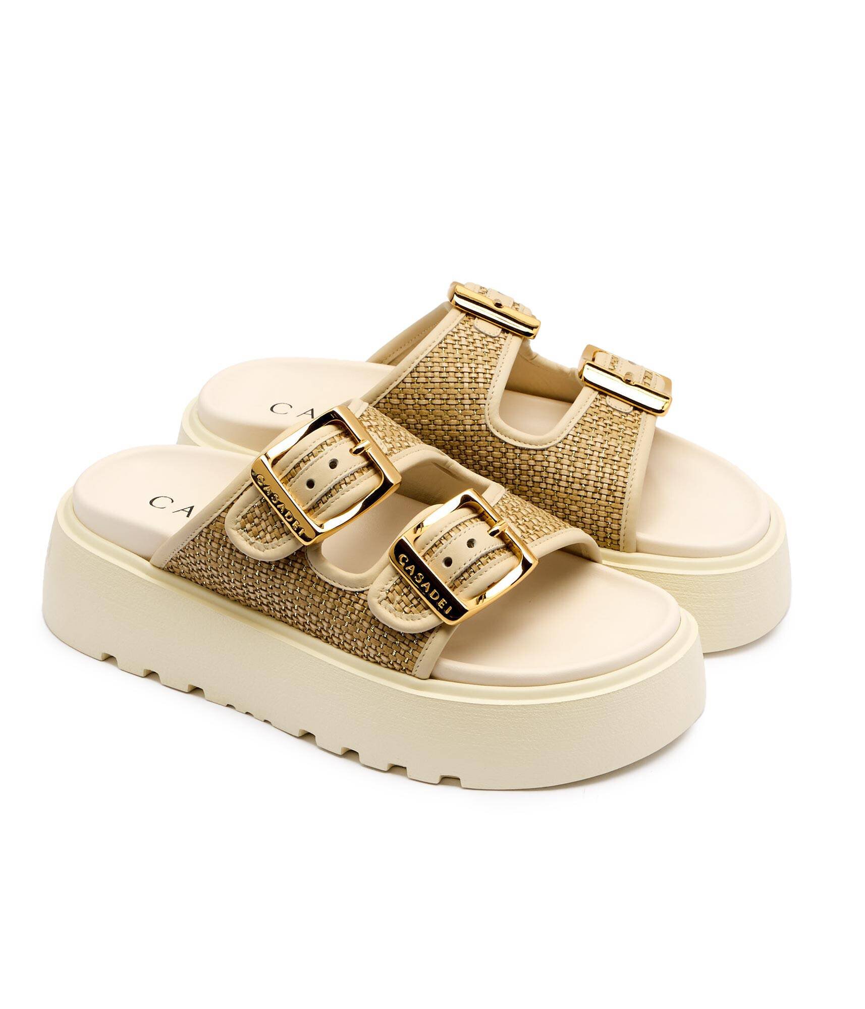 Casadei Șlapi Aruba Bambu cu adaos de piele