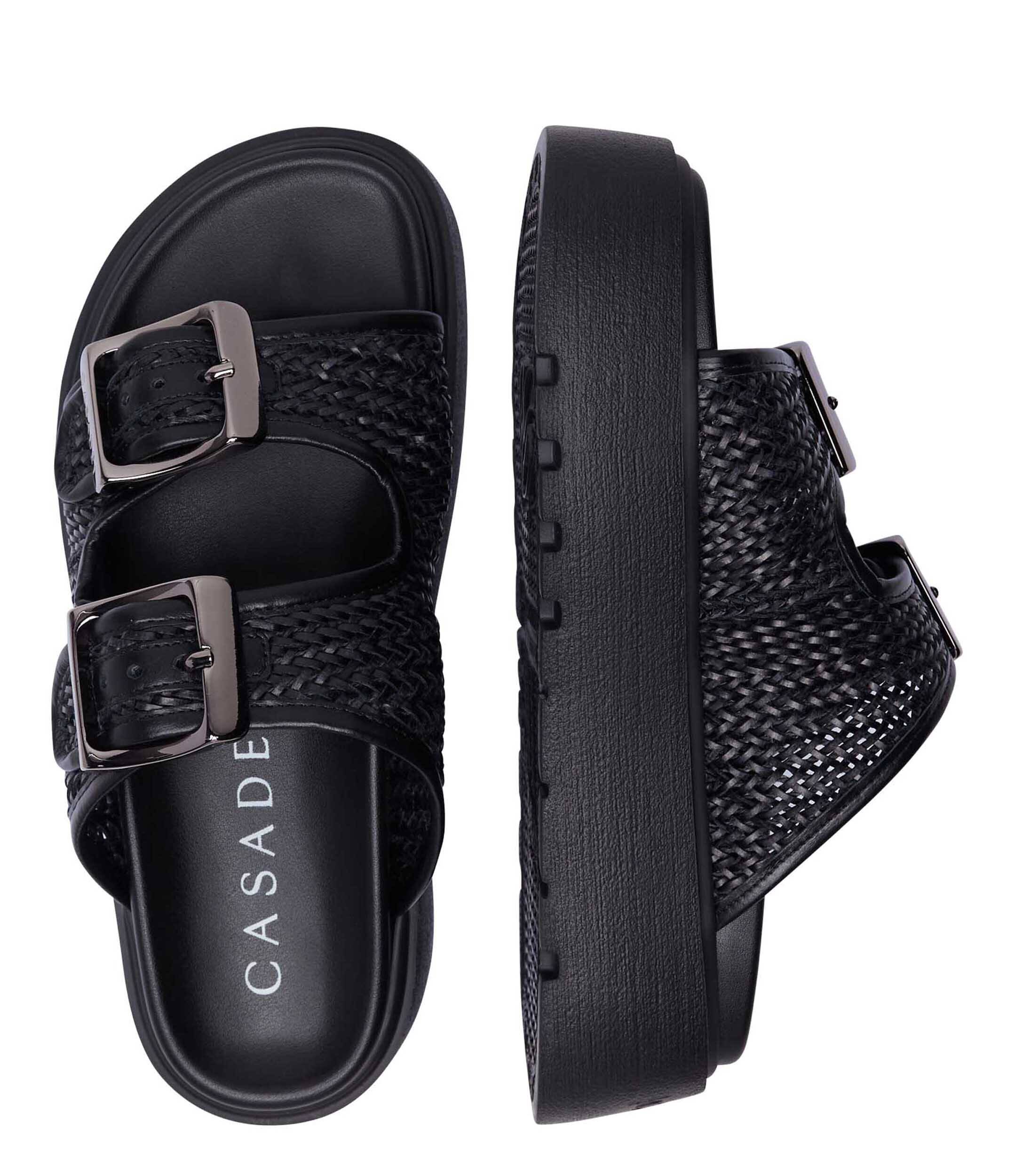 Casadei Șlapi Birky cu adaos de piele