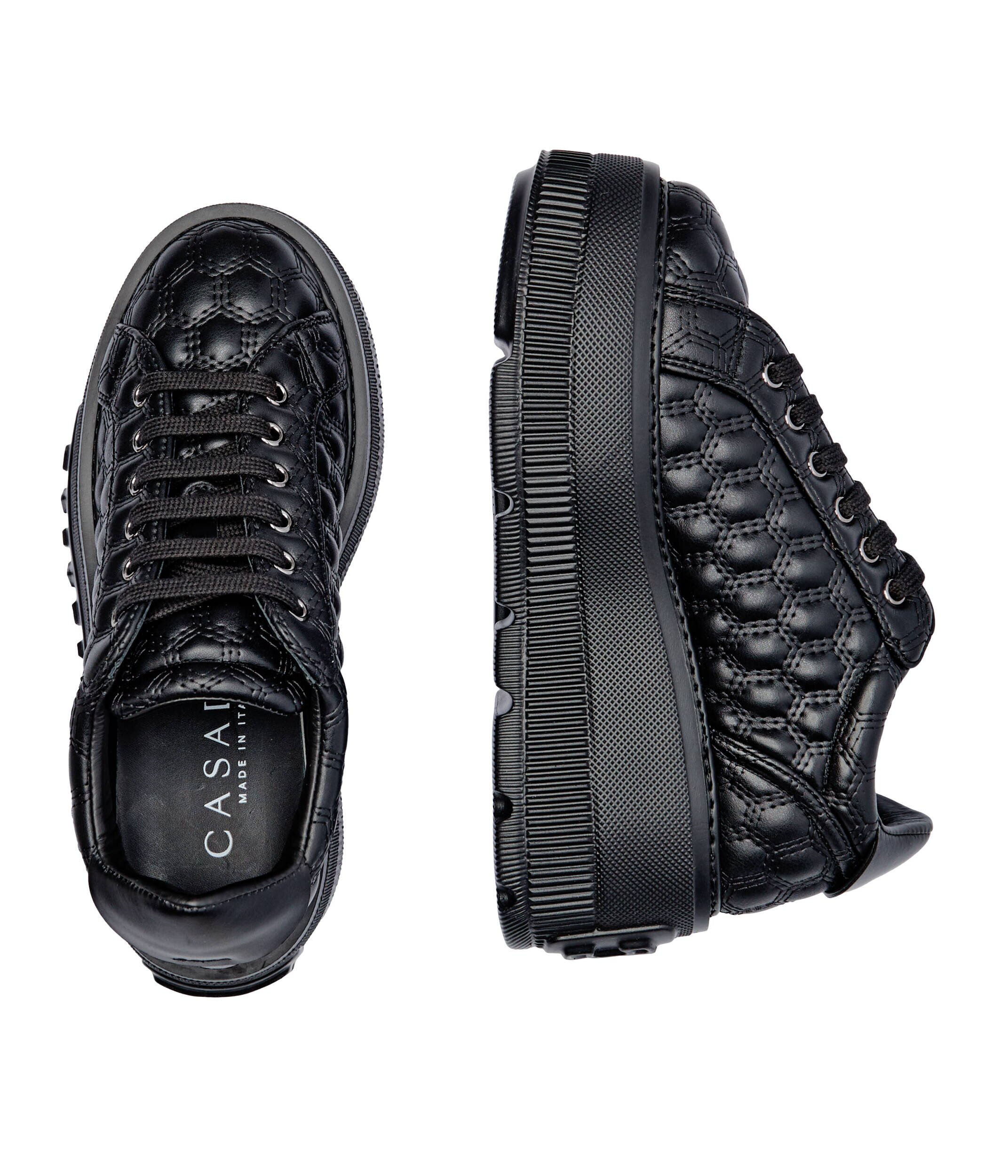 Casadei Sneakers cu adaos de piele