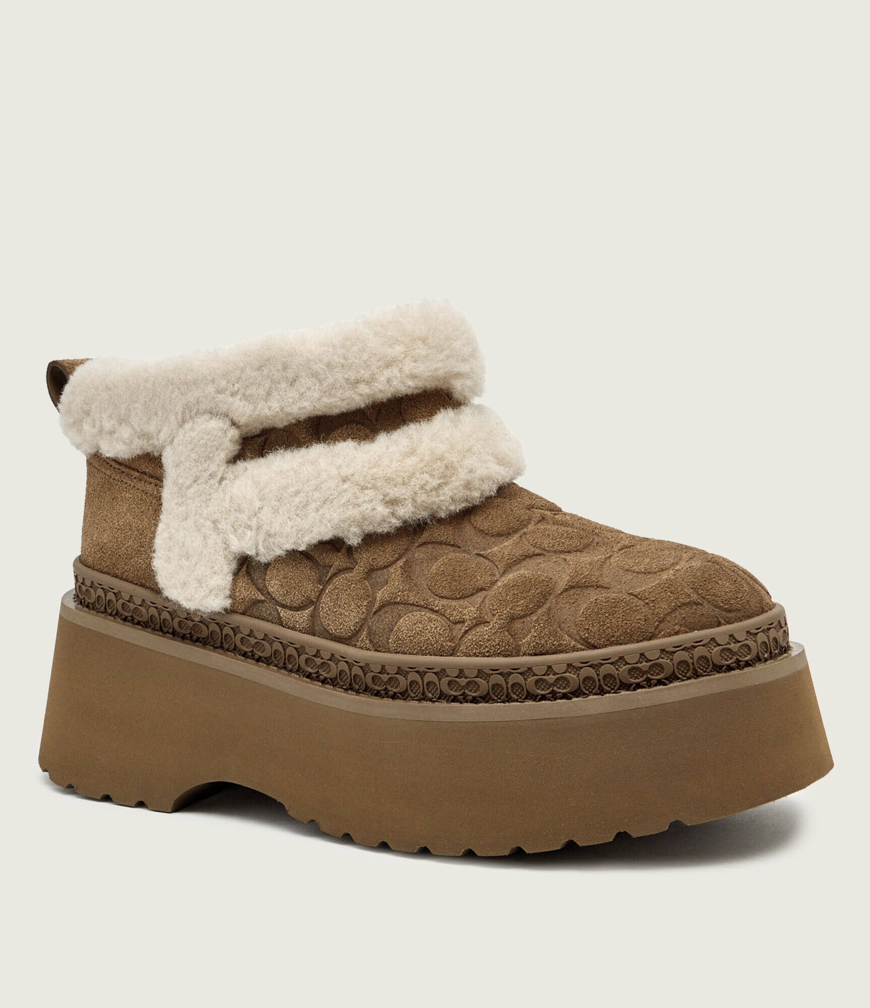 Coach Bocanci CHRISTINA SIGNATURE | piele întoarsă | shearling
