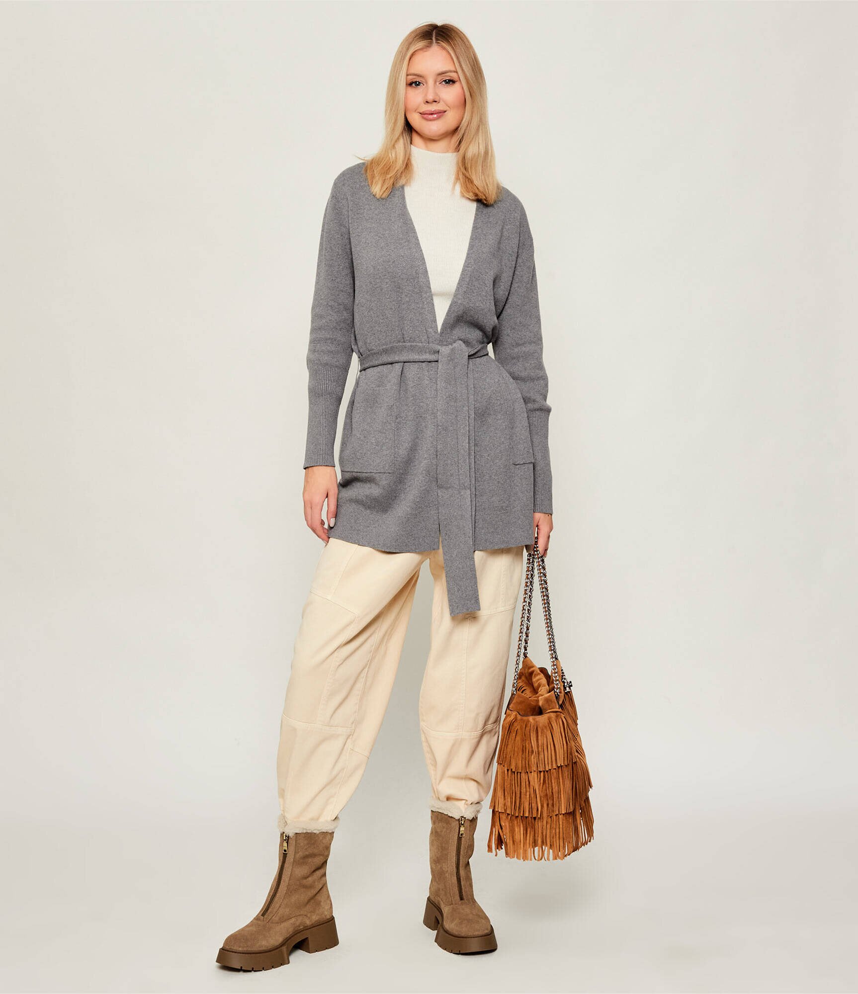 Coach Botine |shearling | piele întoarsă