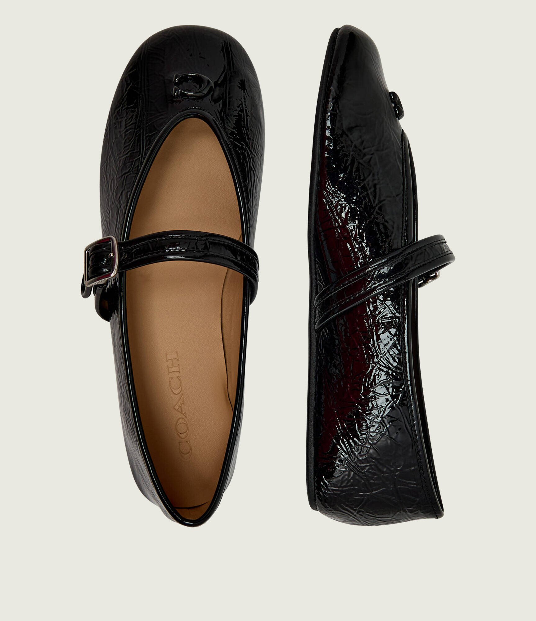 Coach De piele balerini Mary Jane