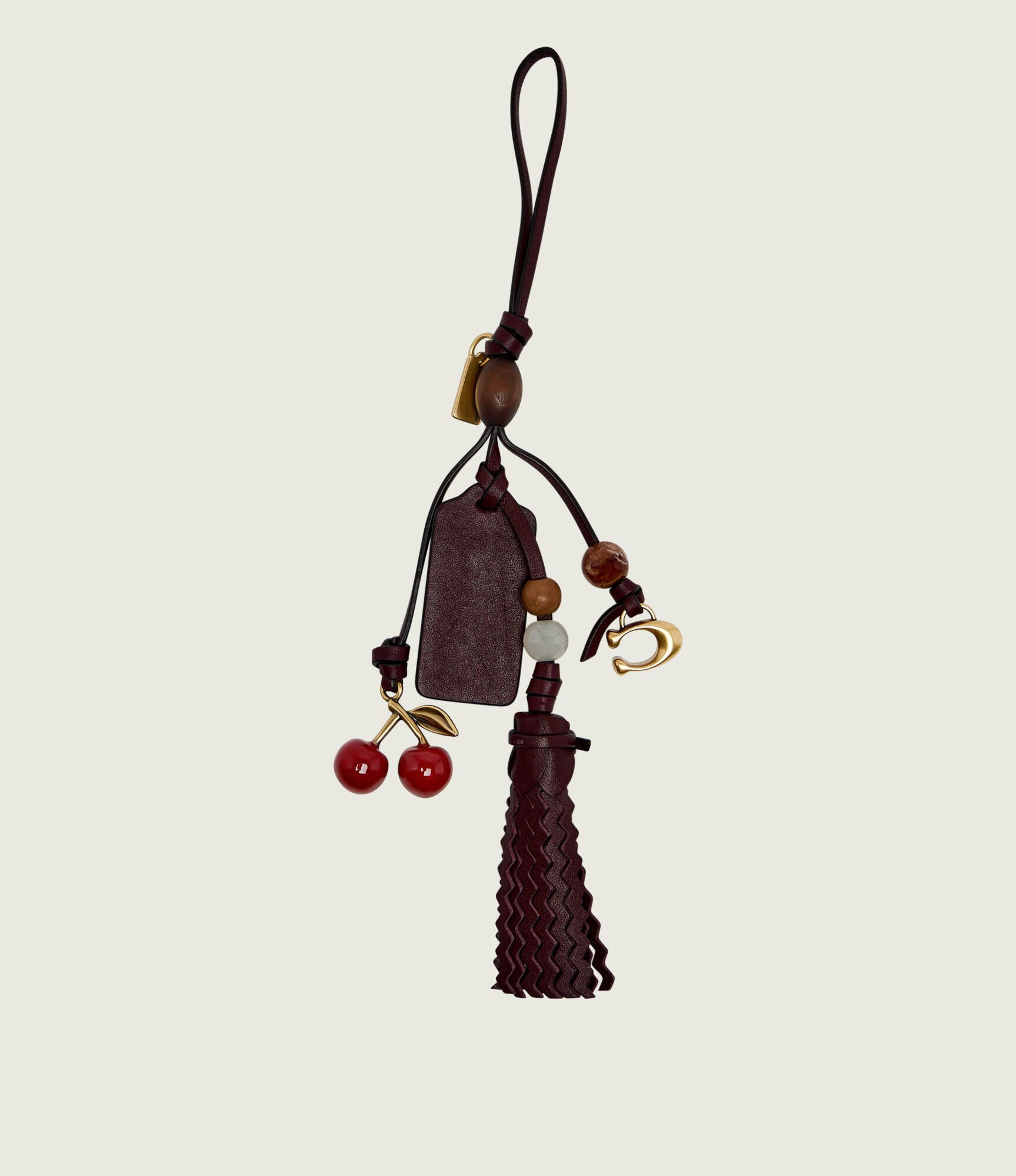 Coach De piele breloc CHERRY HERITAGE