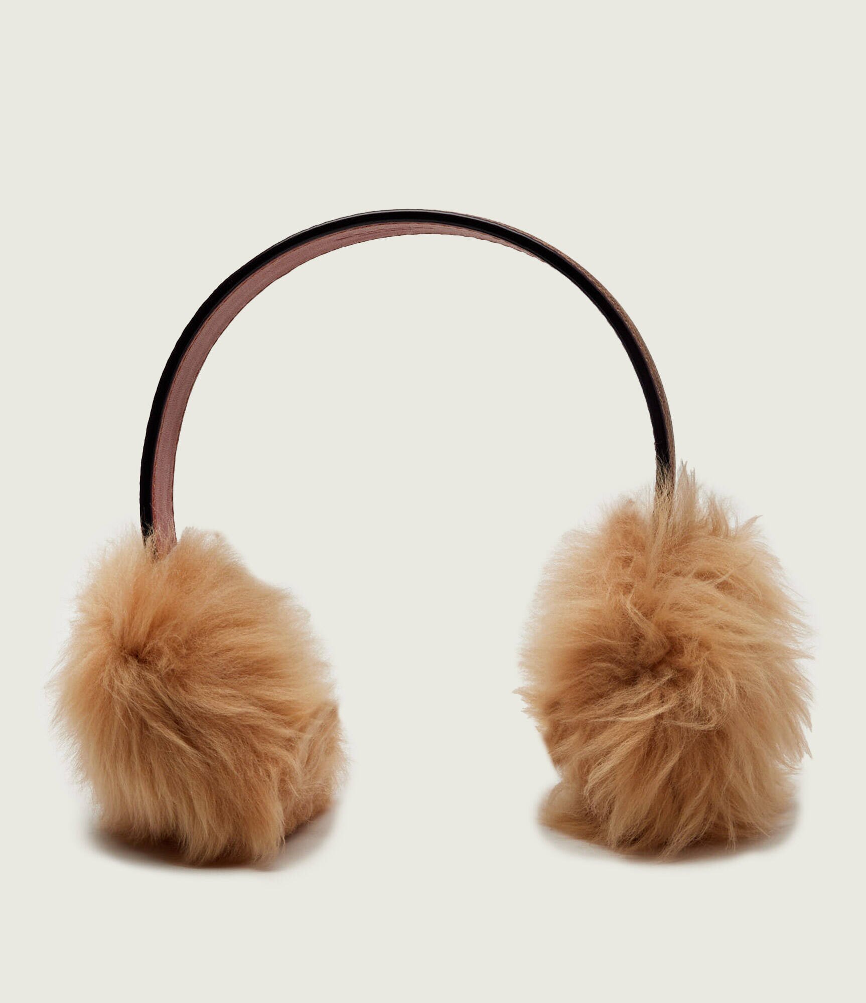 Coach De piele căști SIGNATURE C | shearling