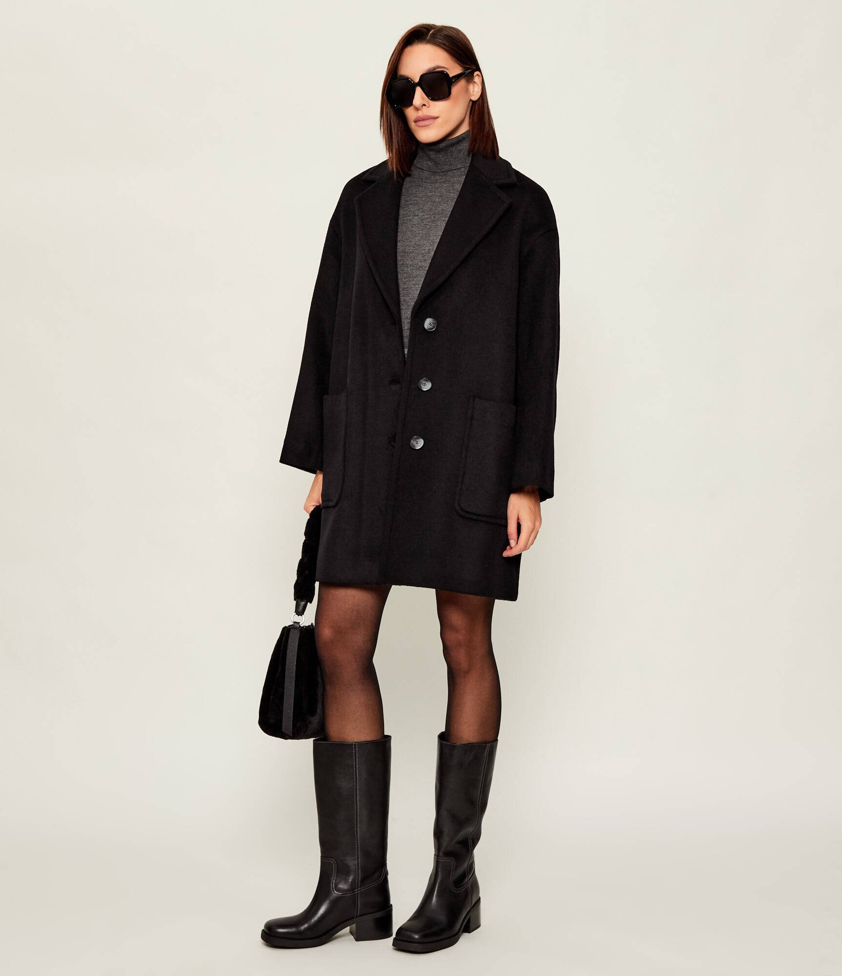 Coach De piele cizme cu toc