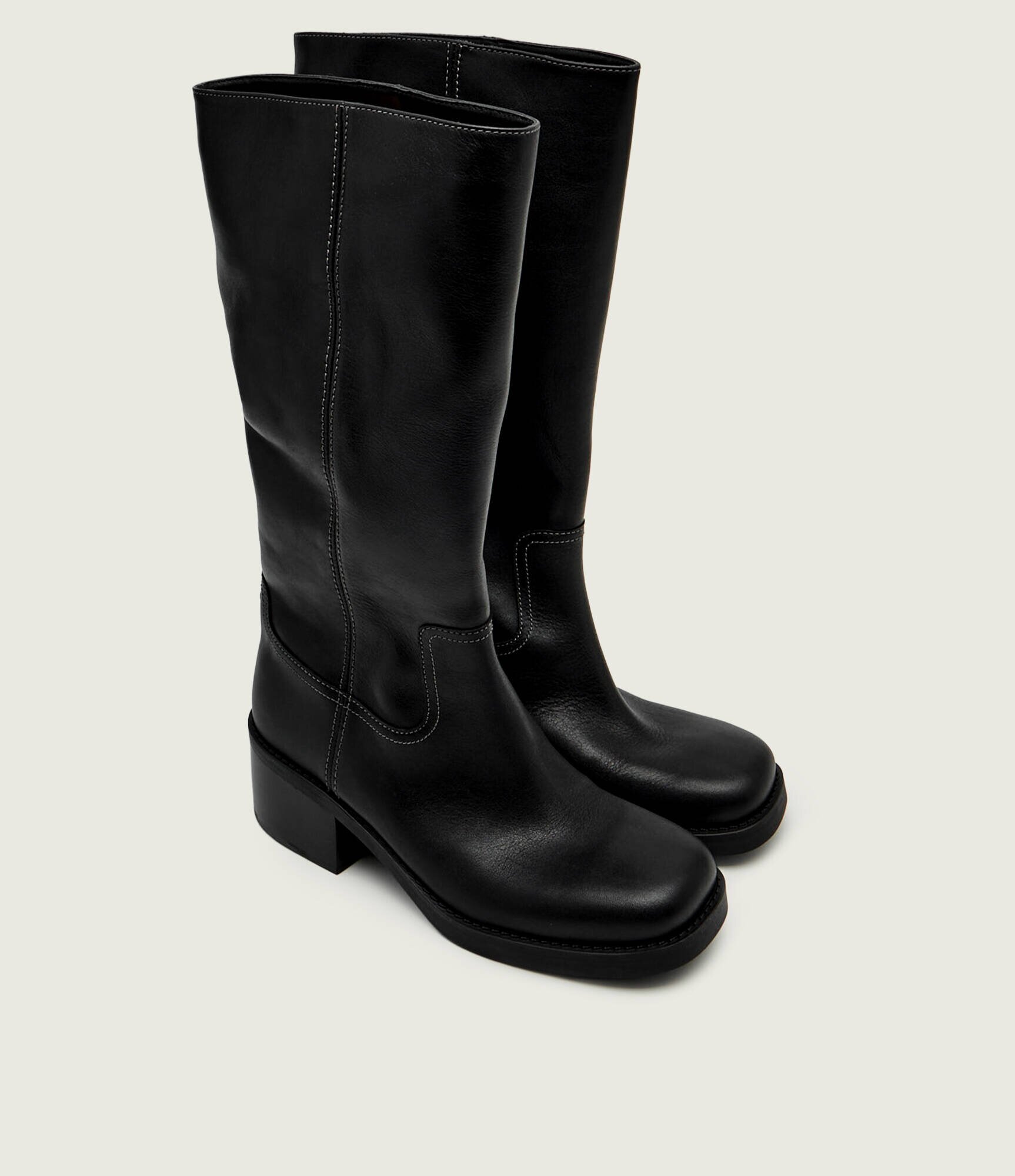 Coach De piele cizme cu toc