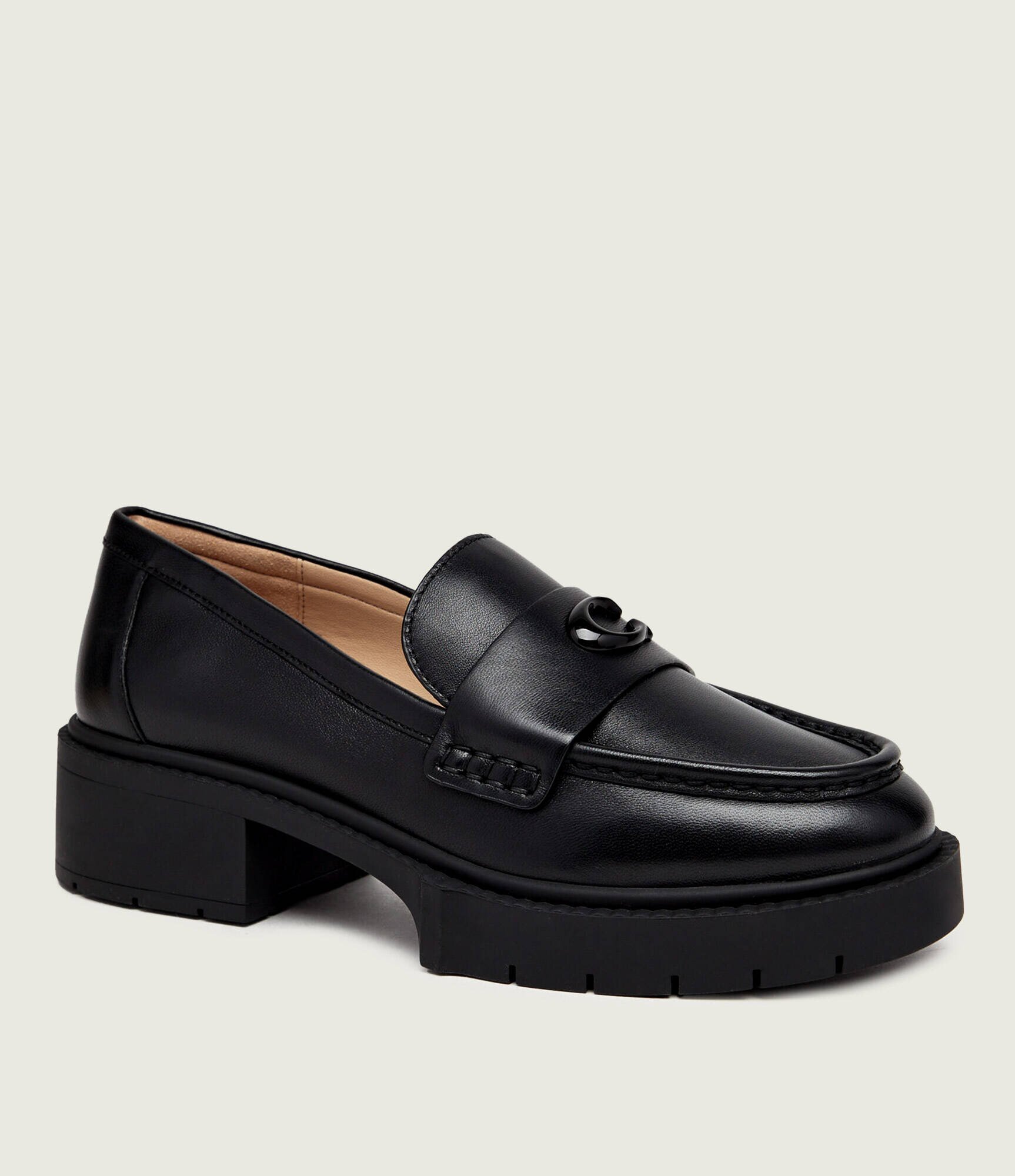 Coach De piele pantofi loafer Leah