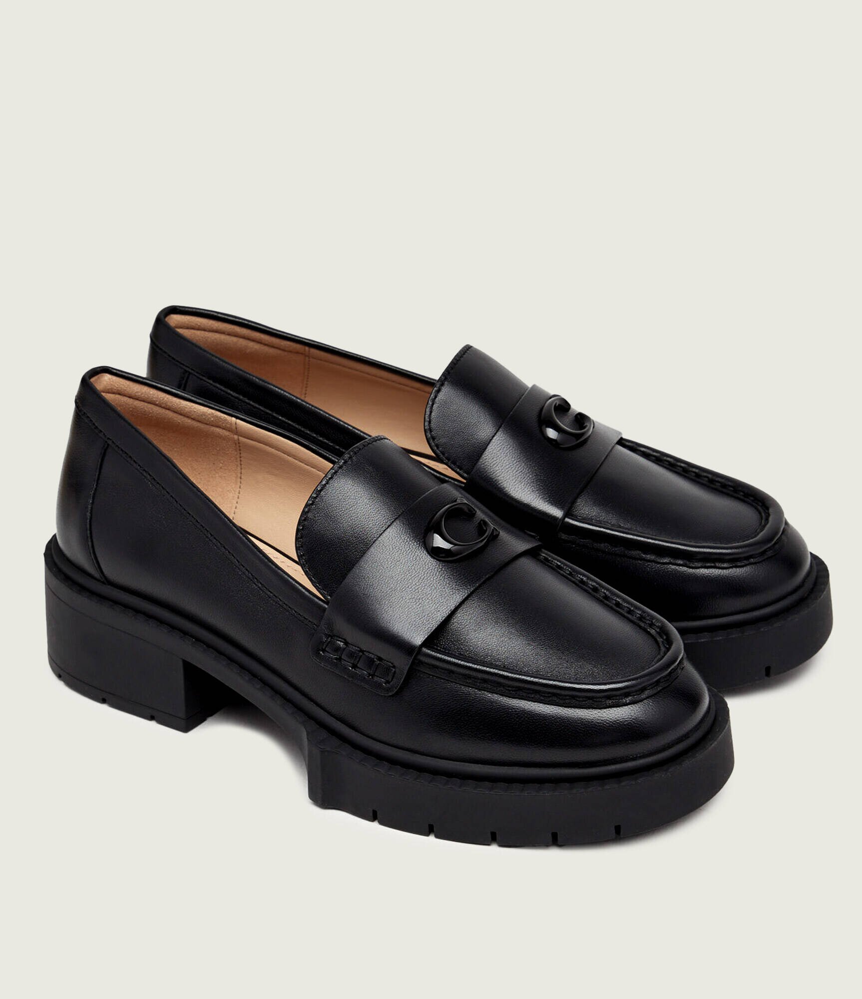 Coach De piele pantofi loafer Leah