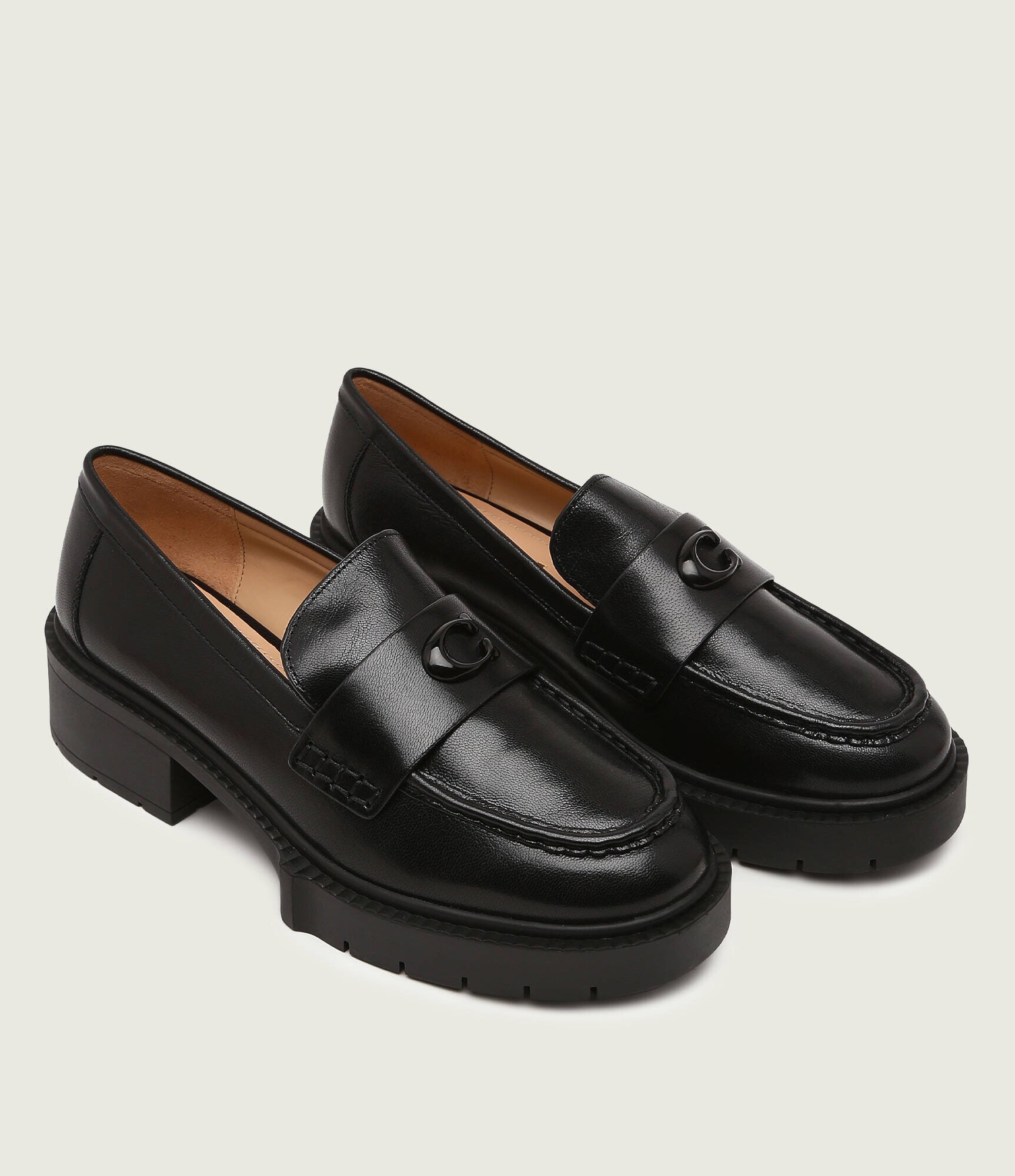 Coach De piele pantofi loafer LEAH
