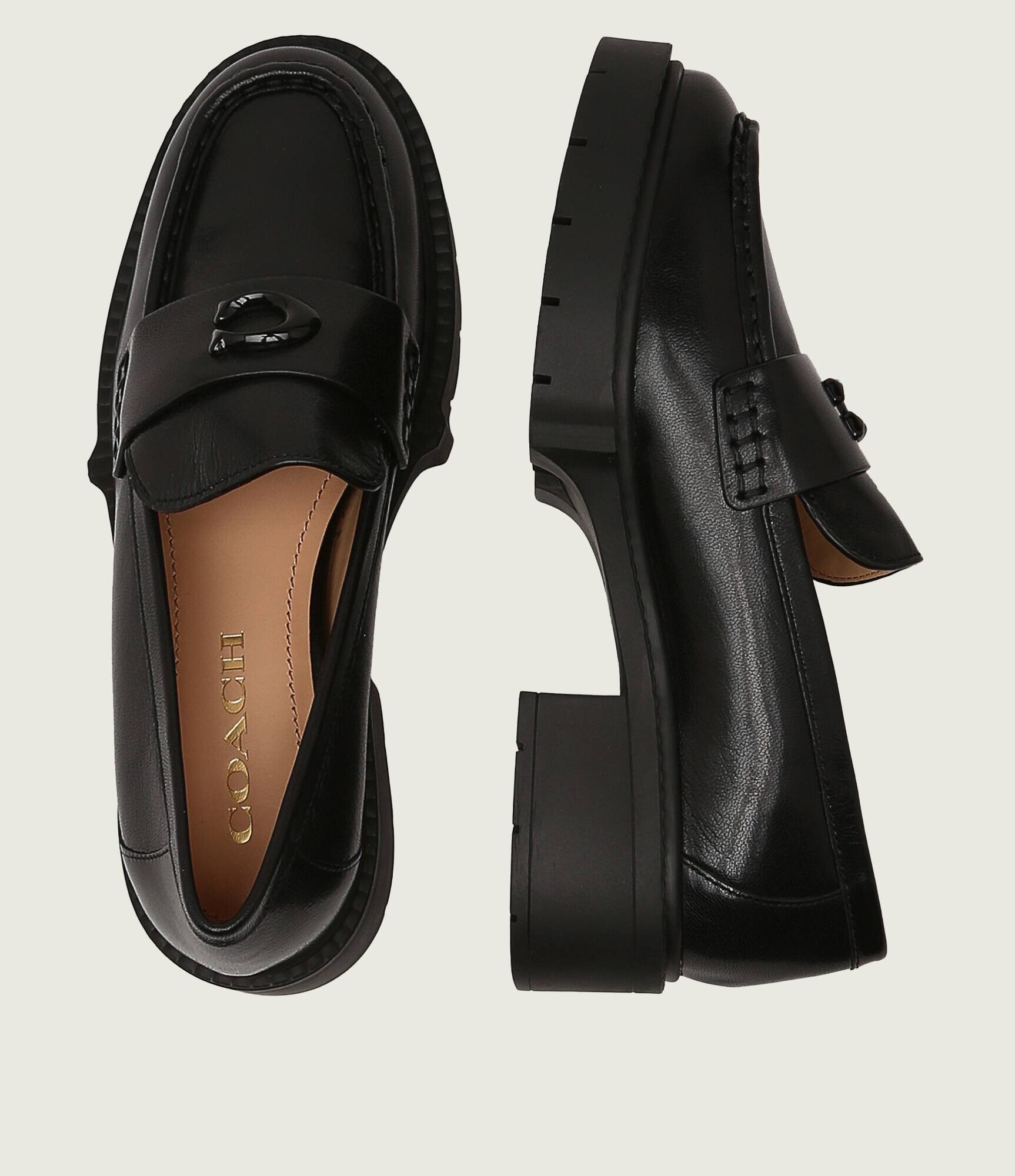 Coach De piele pantofi loafer LEAH