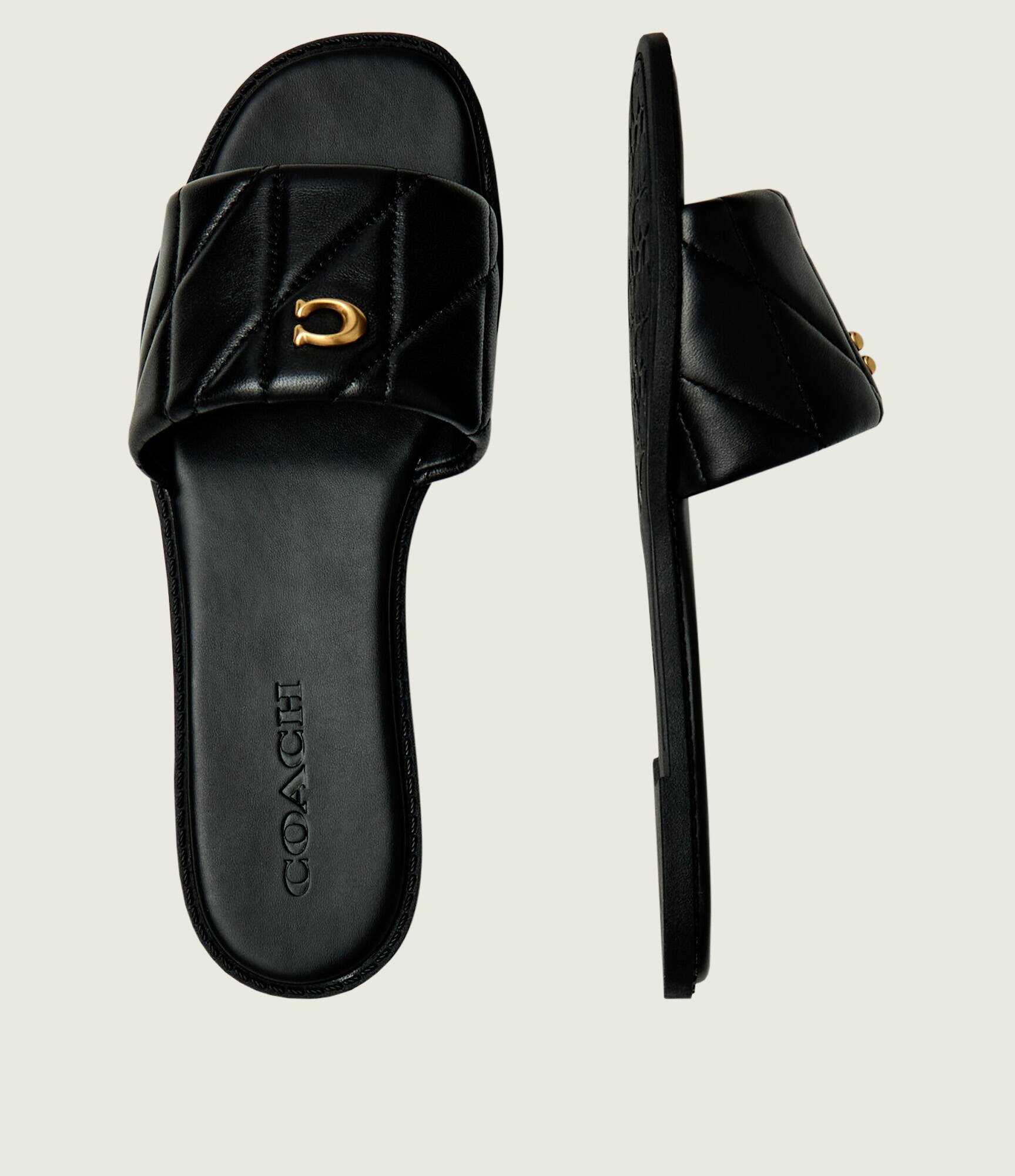 Coach De piele șlapi HOLLY