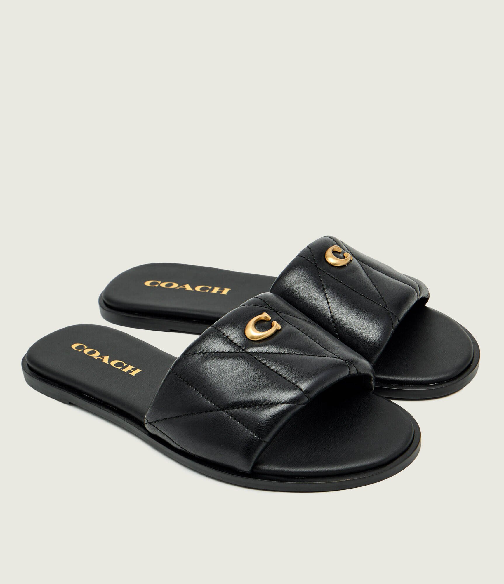 Coach De piele șlapi HOLLY