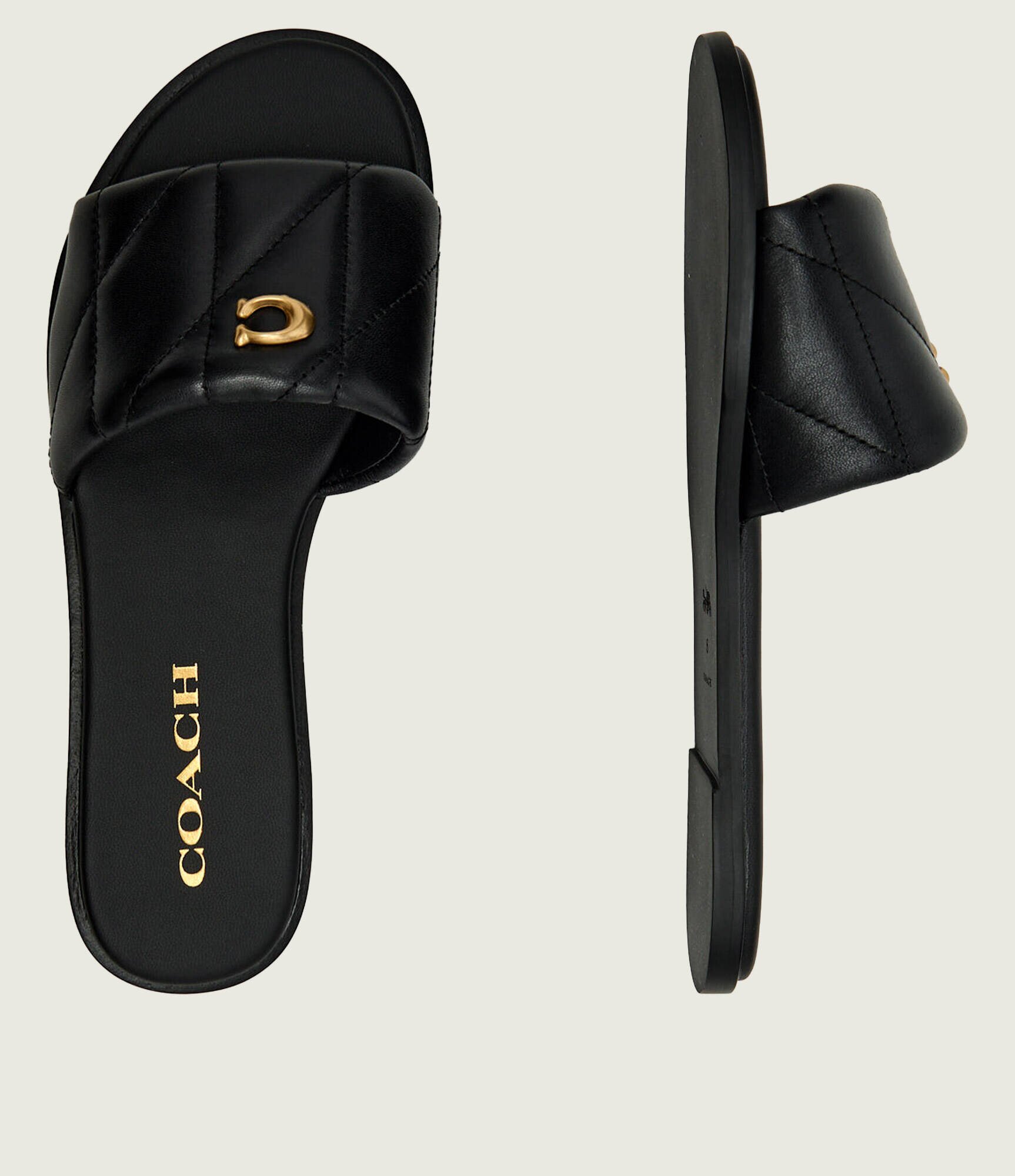 Coach De piele șlapi HOLLY