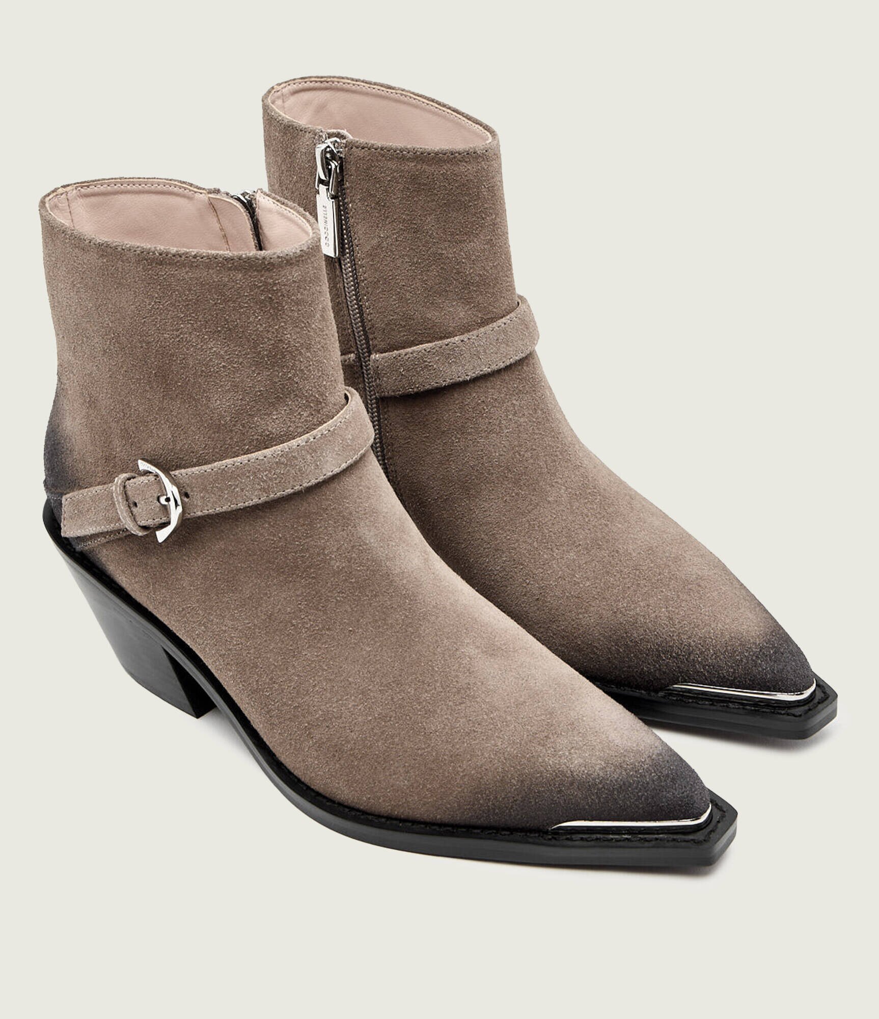 Coccinelle Cizme cowboy Connie | piele întoarsă