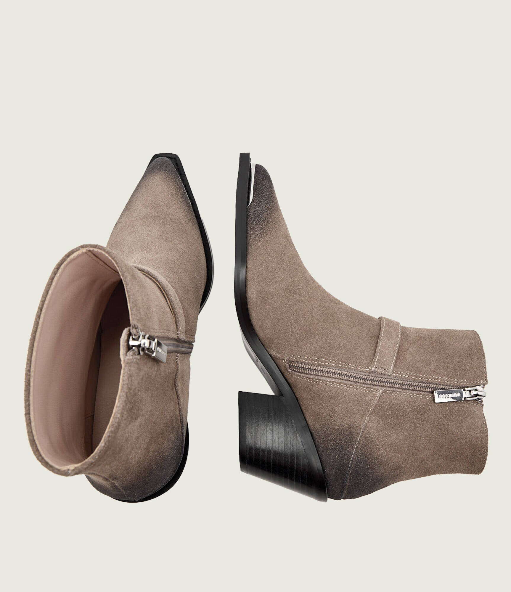 Coccinelle Cizme cowboy Connie | piele întoarsă