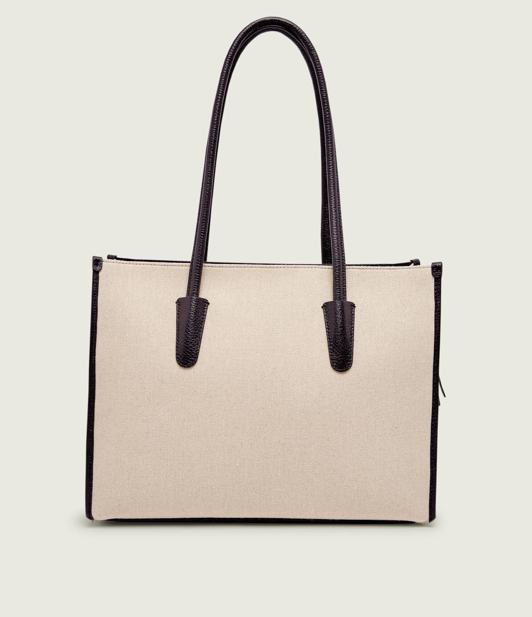 Coccinelle De in geantă shopper Myrtha cu adaos de piele