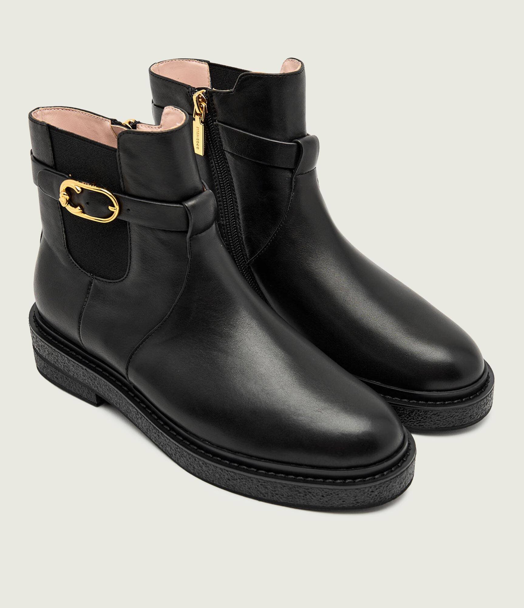 Coccinelle De piele botine C-Saddle
