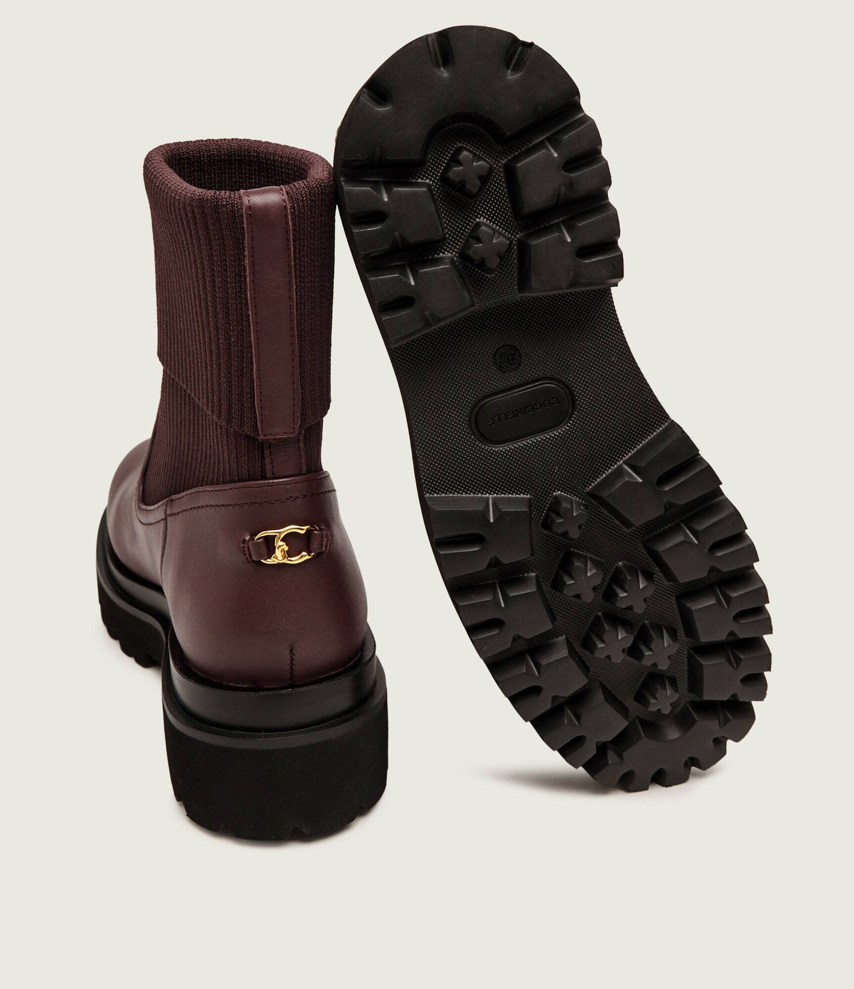 Coccinelle De piele botine Fanny