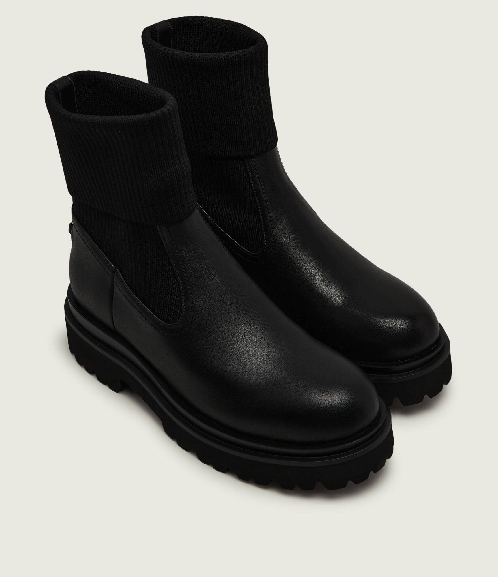 Coccinelle De piele botine Fanny
