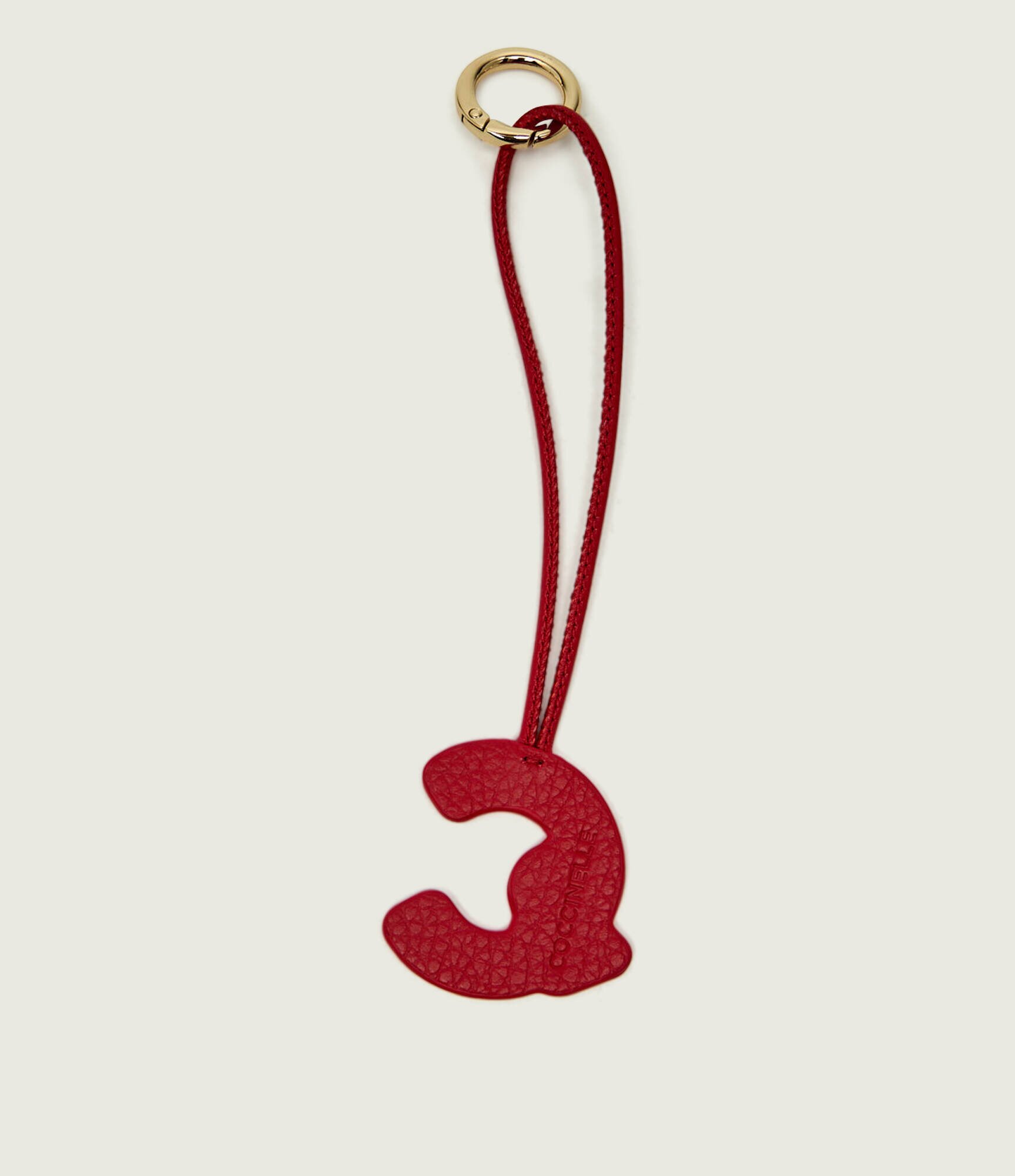 Coccinelle De piele breloc C-ME