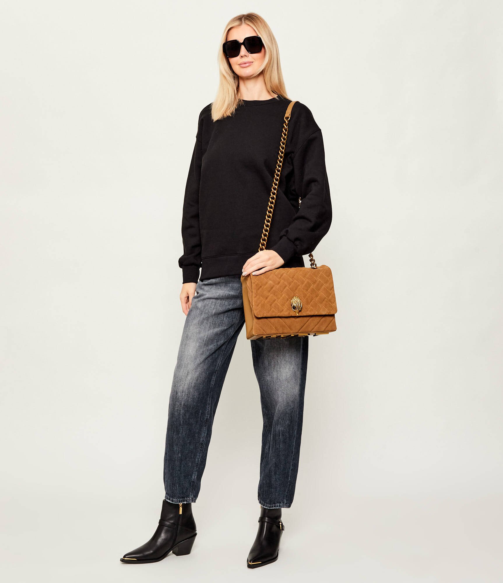Coccinelle De piele cizme cowboy Connie