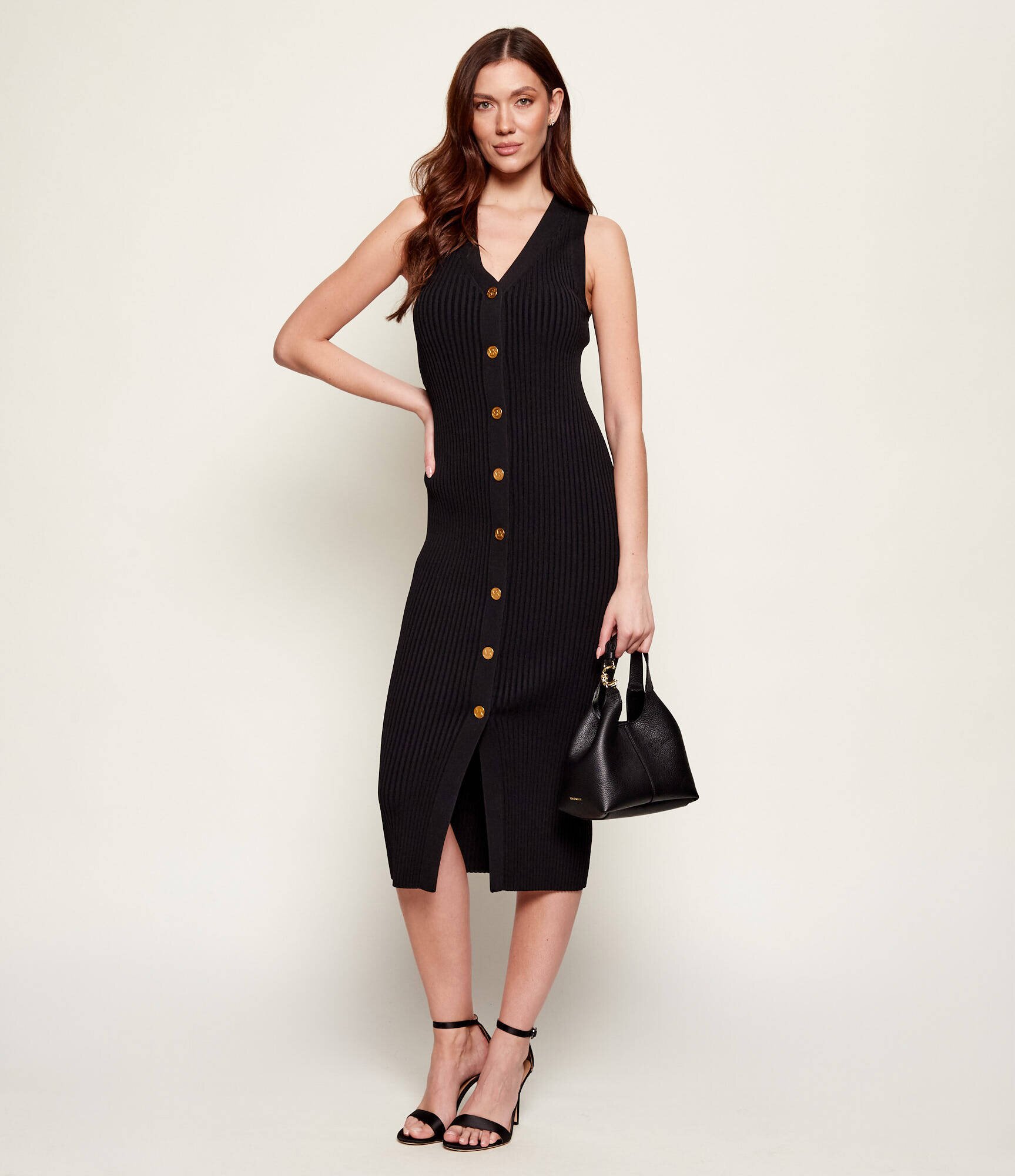 Coccinelle De piele cufăr + borsetă C-Easy