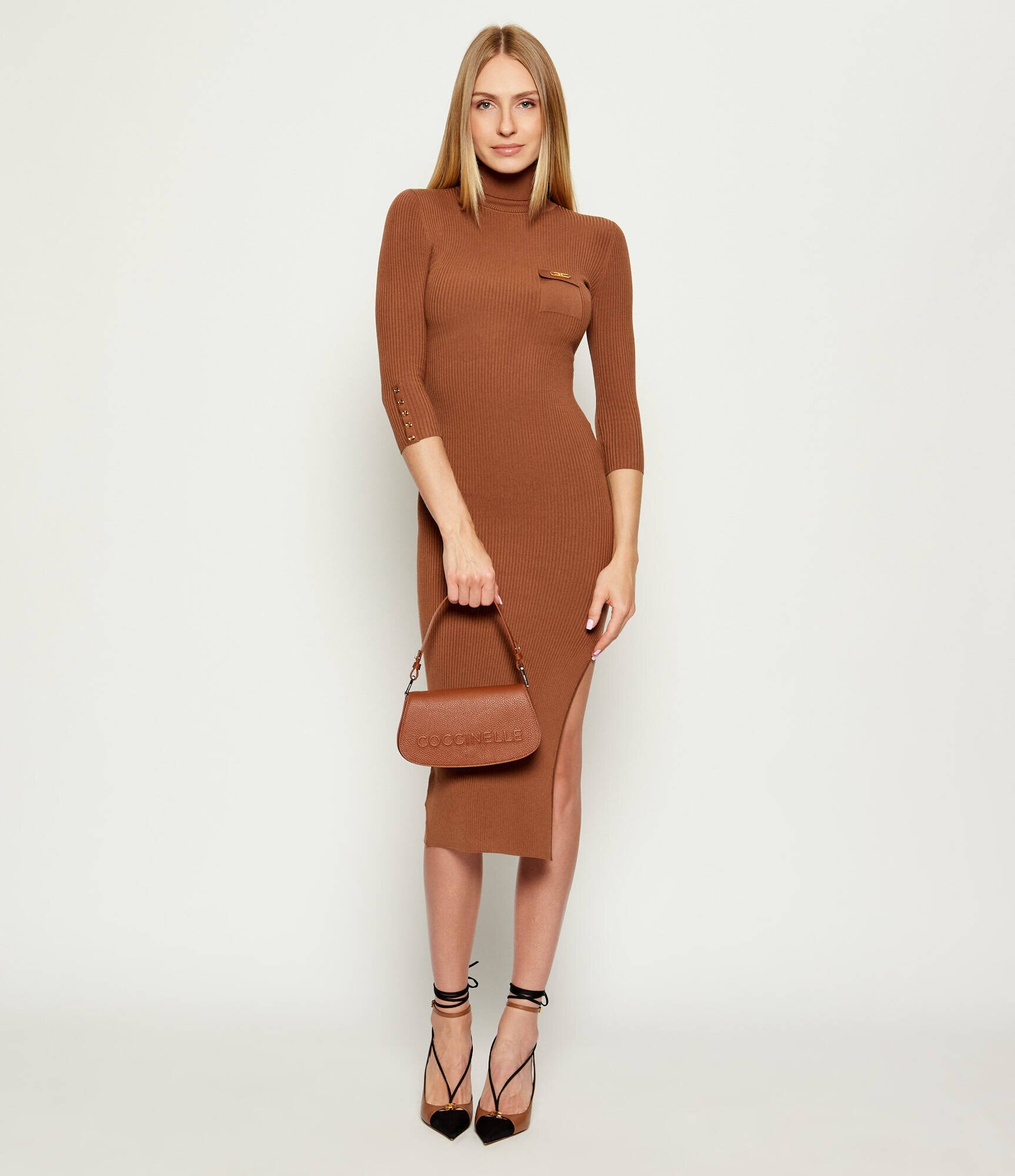 Coccinelle De piele geantă pe umăr Myrtha Mini
