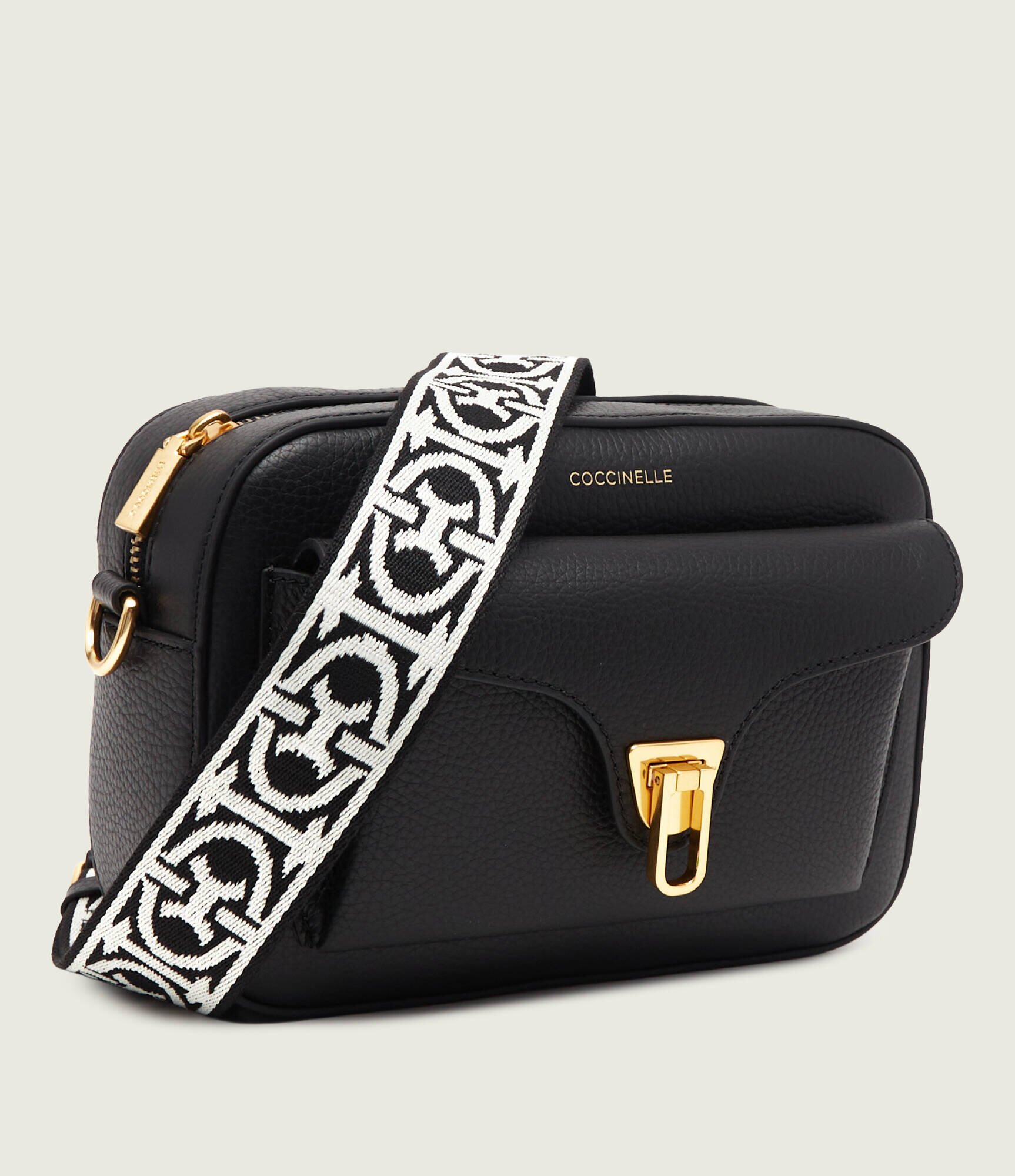 Coccinelle De piele geantă poștaș Beat Soft Ribb