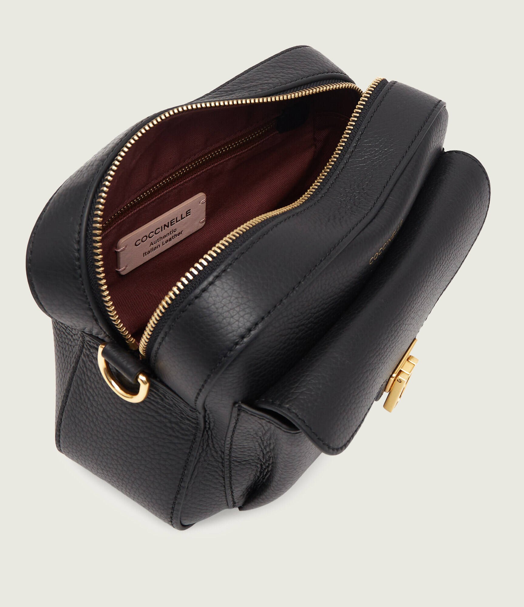 Coccinelle De piele geantă poștaș Beat Soft Ribb
