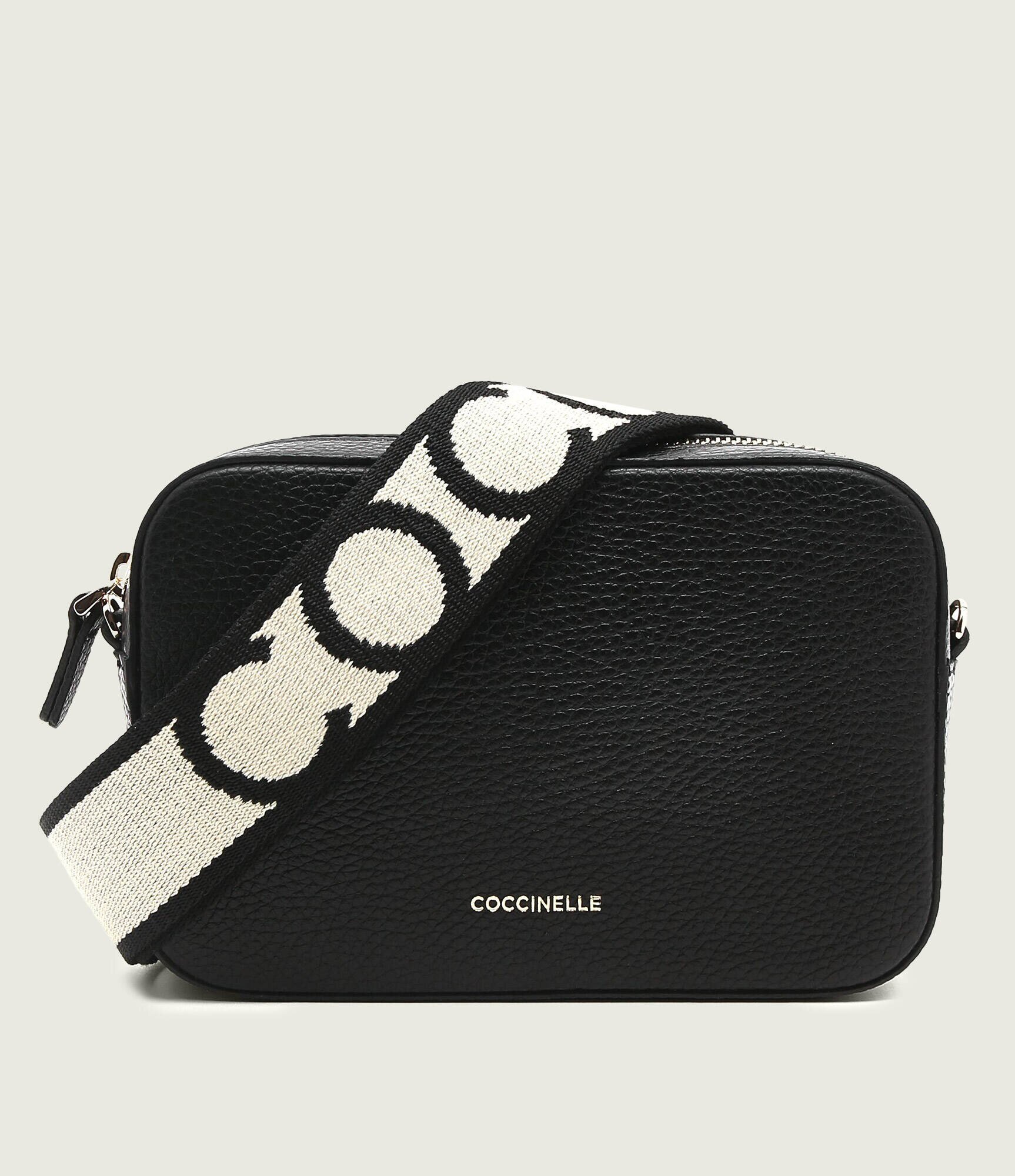 Coccinelle De piele geantă poștaș Tebe Small