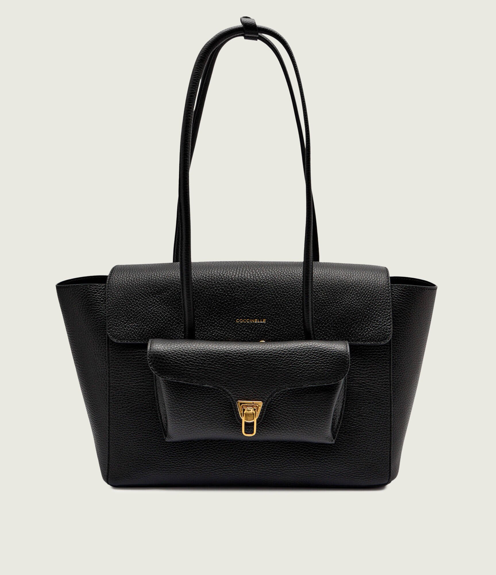 Coccinelle De piele geantă shopper 4w1 Double Beat