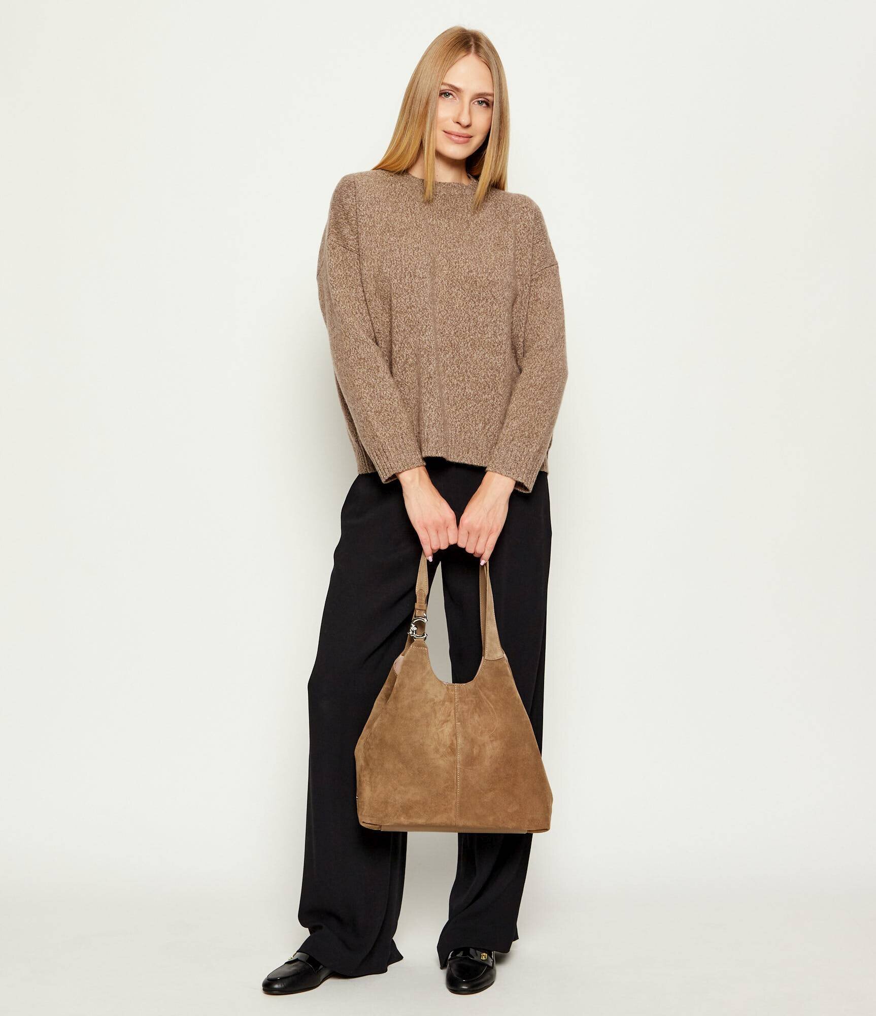 Coccinelle De piele geantă shopper + borsetă C-Easy