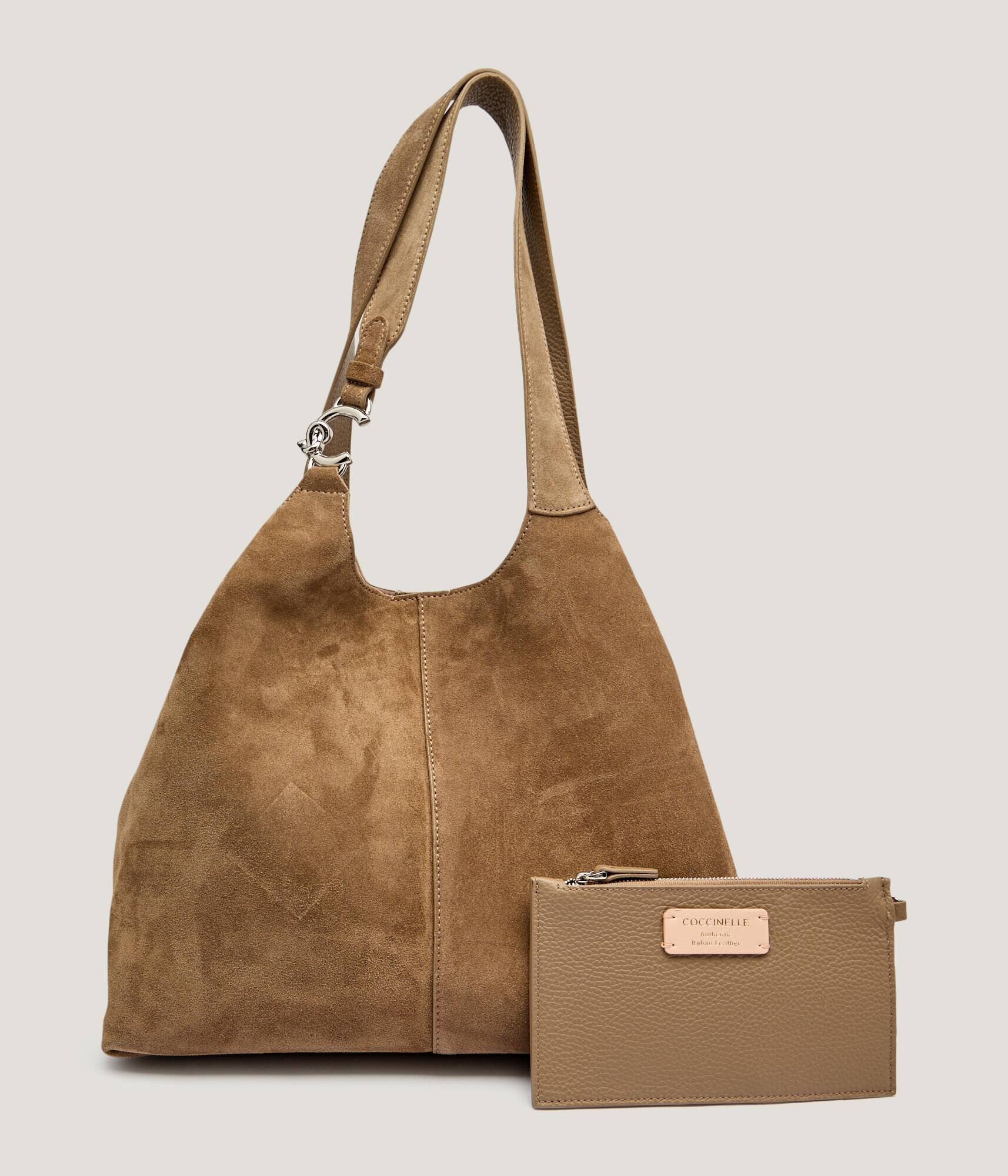 Coccinelle De piele geantă shopper + borsetă C-Easy