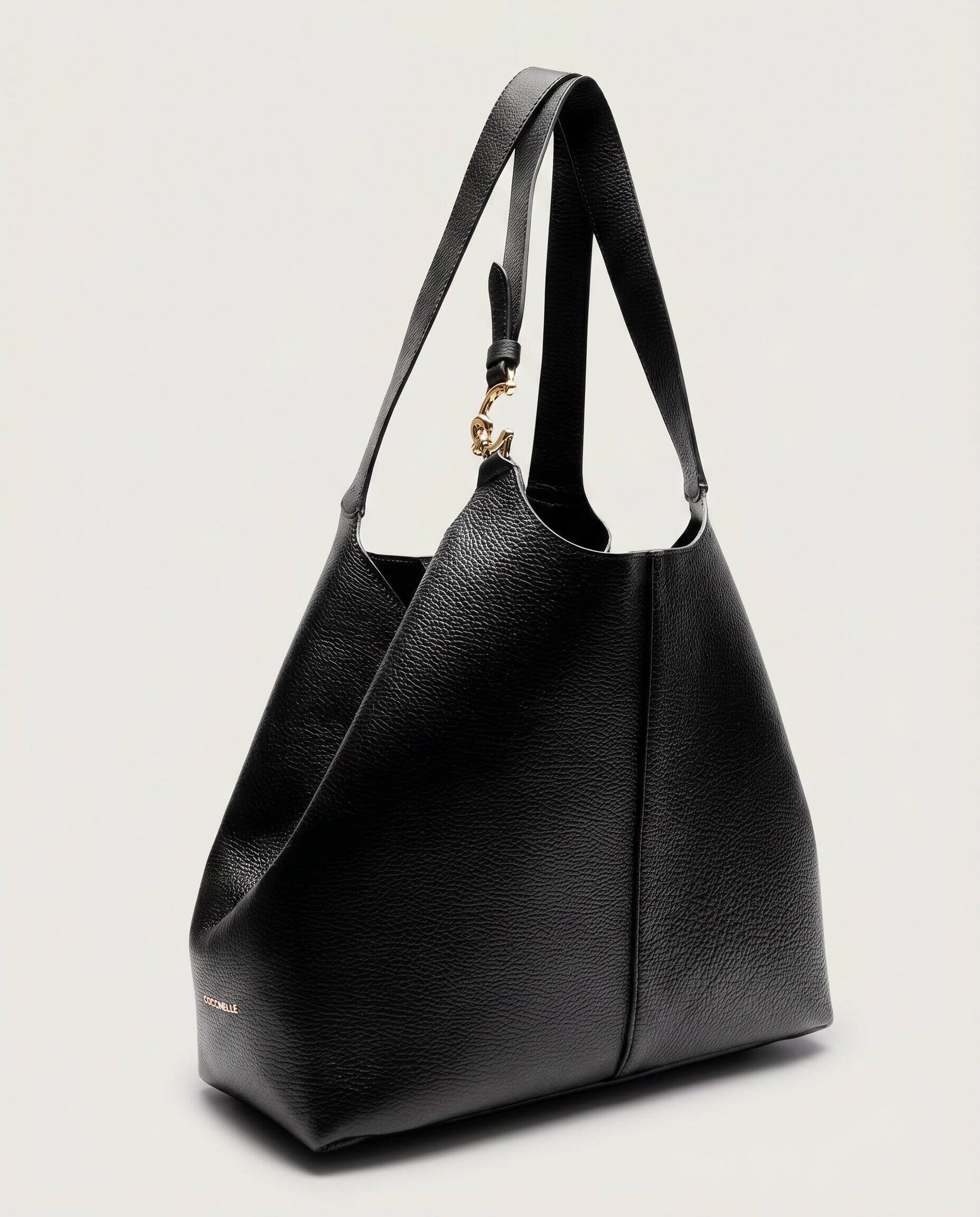 Coccinelle De piele geantă shopper + borsetă C-Easy