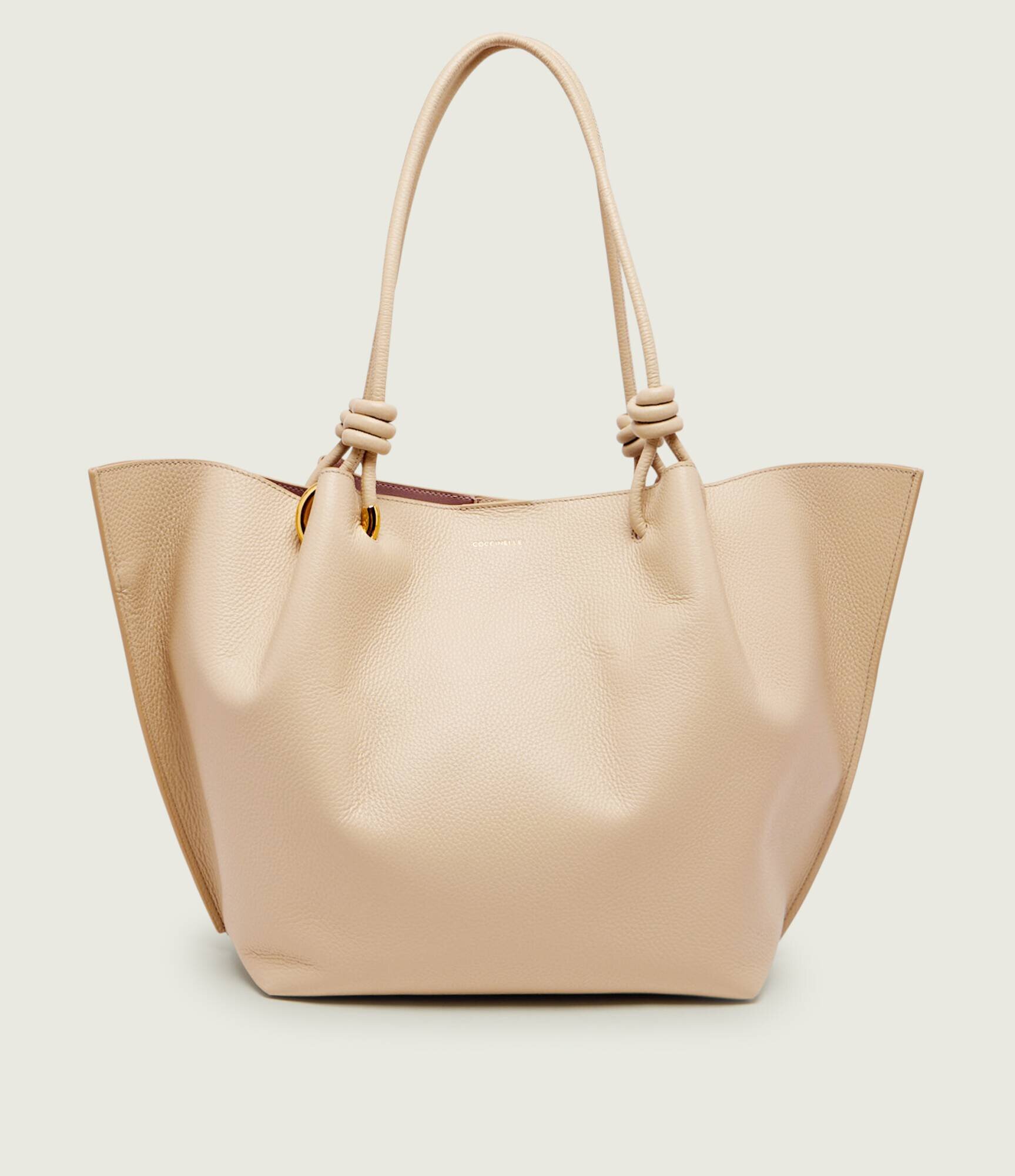 Coccinelle De piele geantă shopper + borsetă Finn
