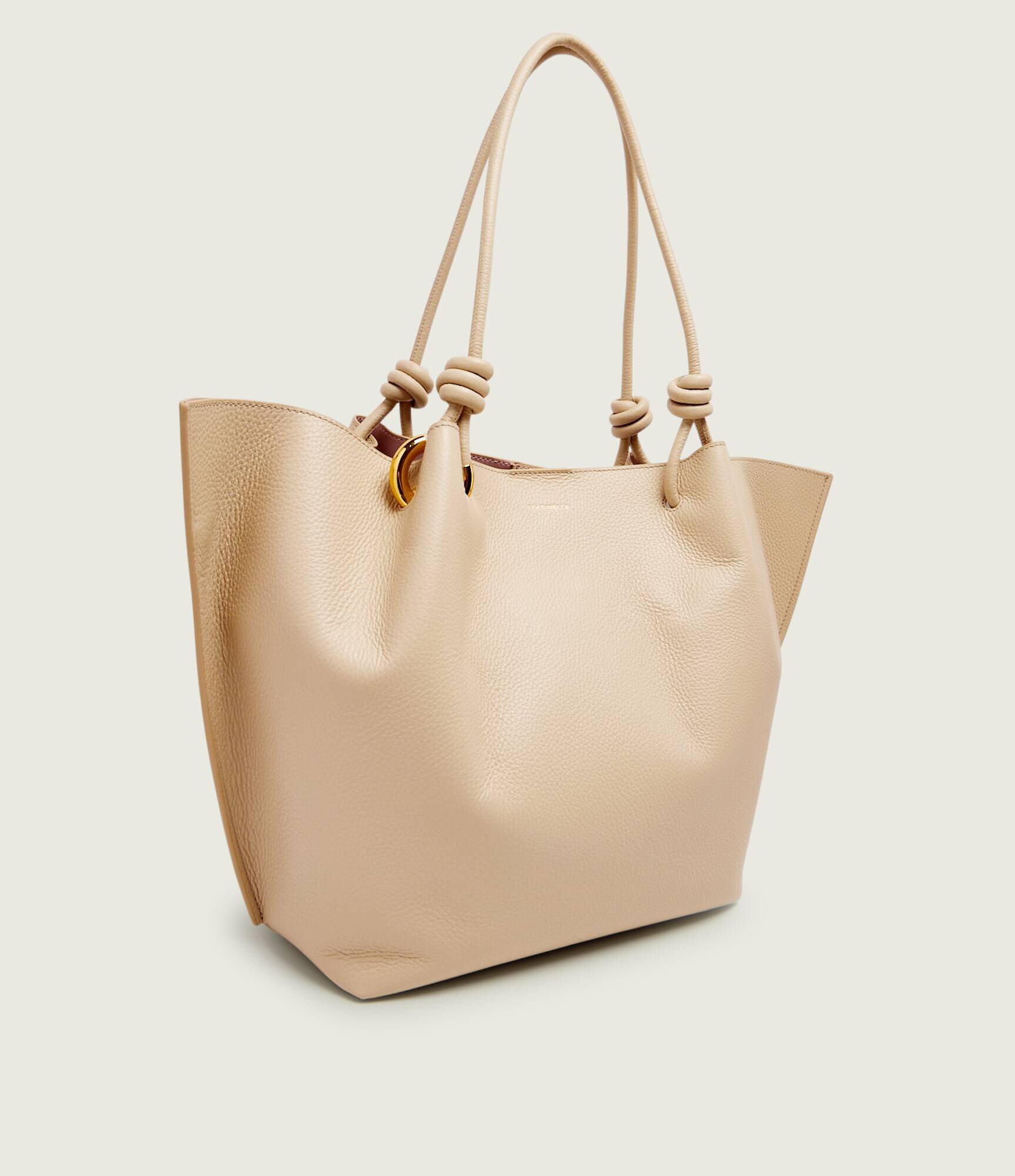 Coccinelle De piele geantă shopper + borsetă Finn