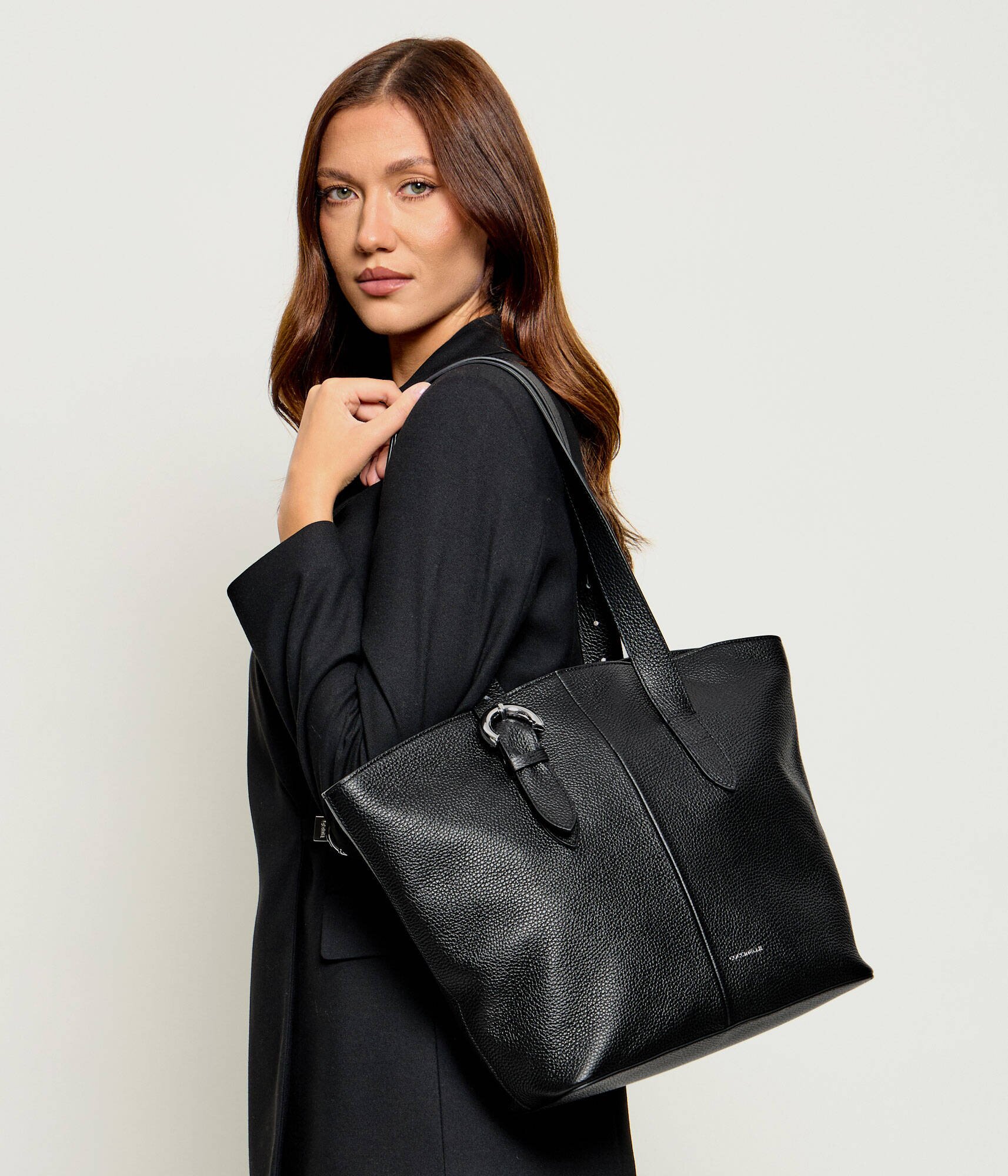 Coccinelle De piele geantă shopper Efern