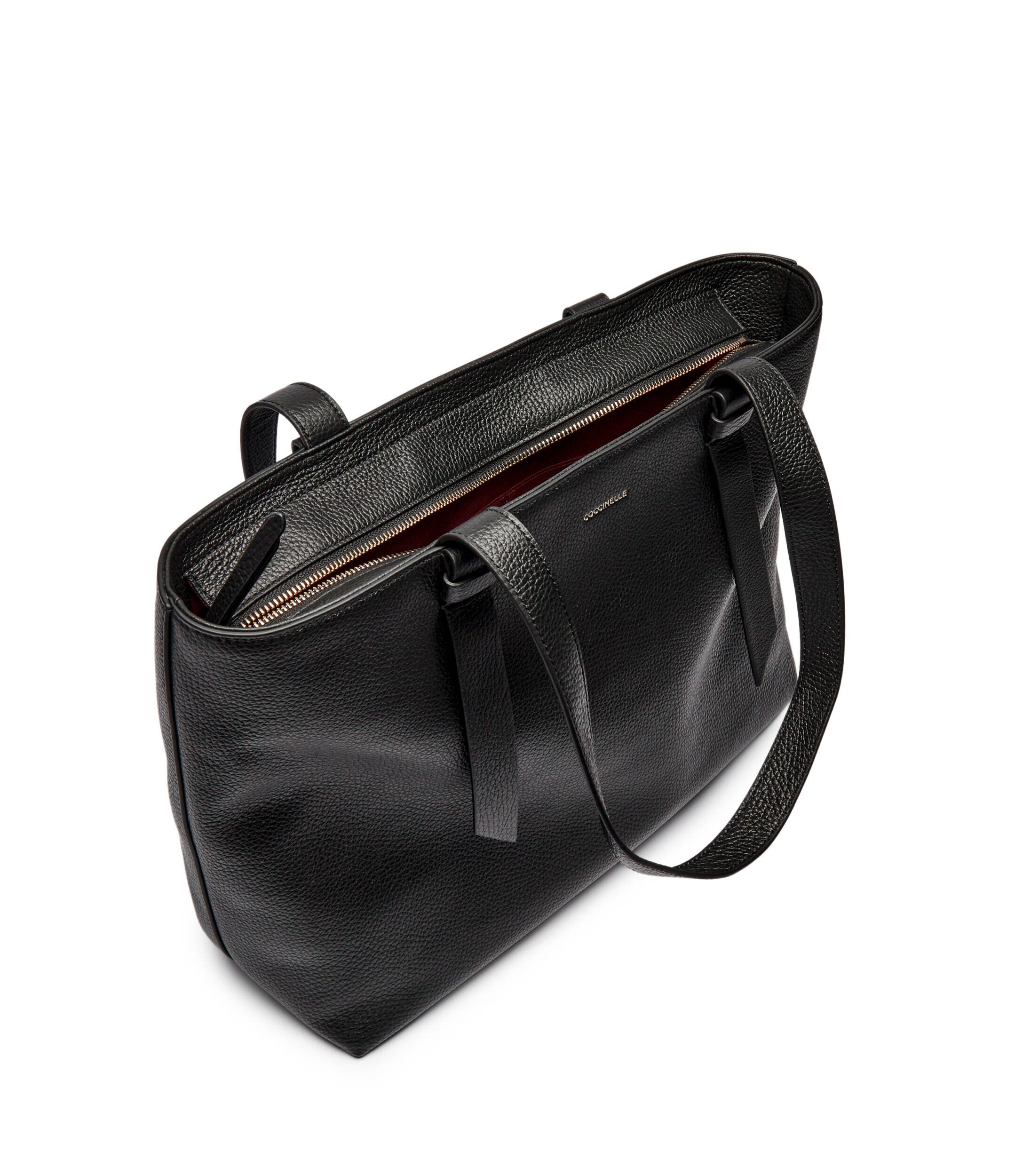 Coccinelle De piele geantă shopper Malory
