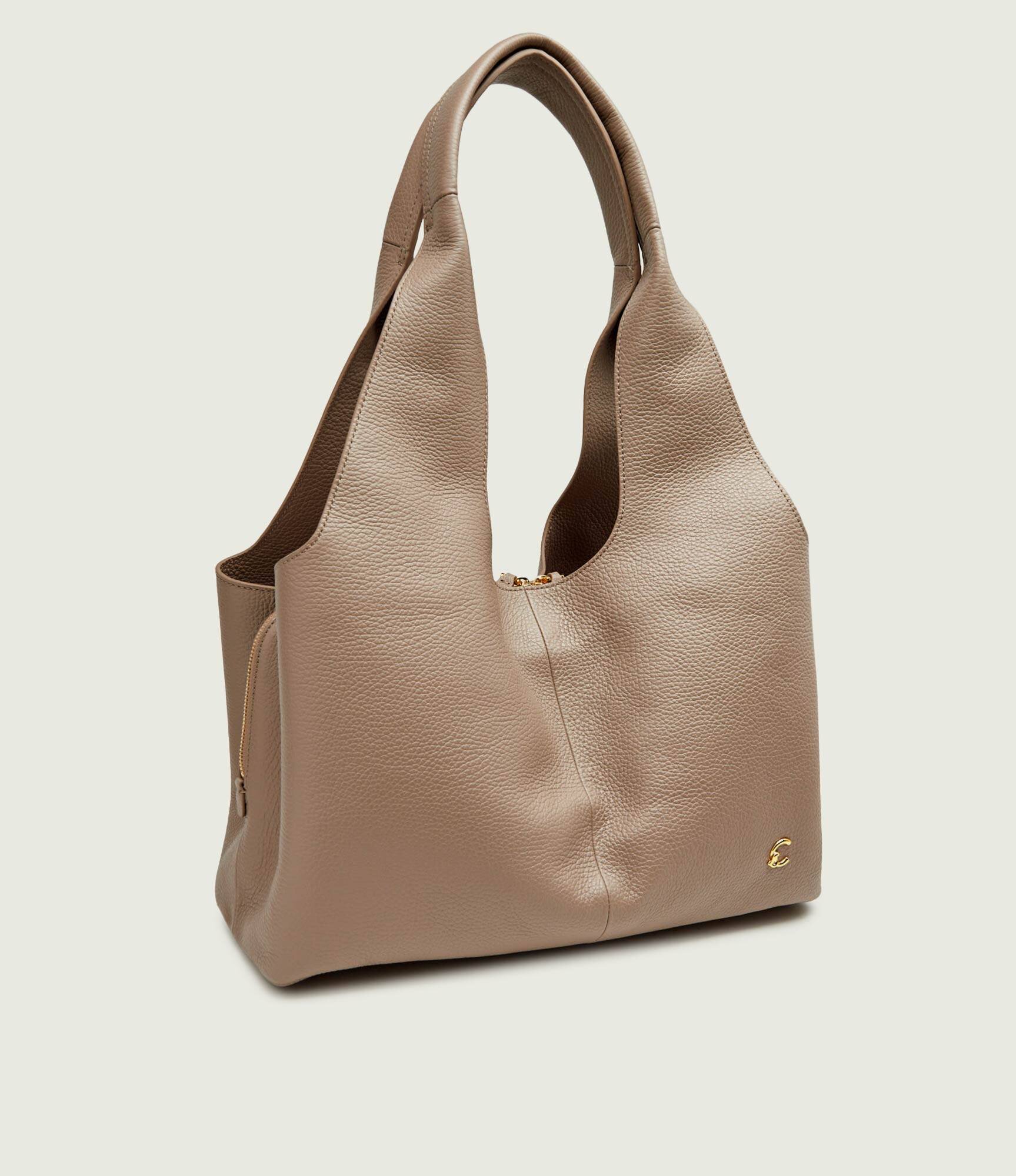 Coccinelle De piele geantă shopper Nell