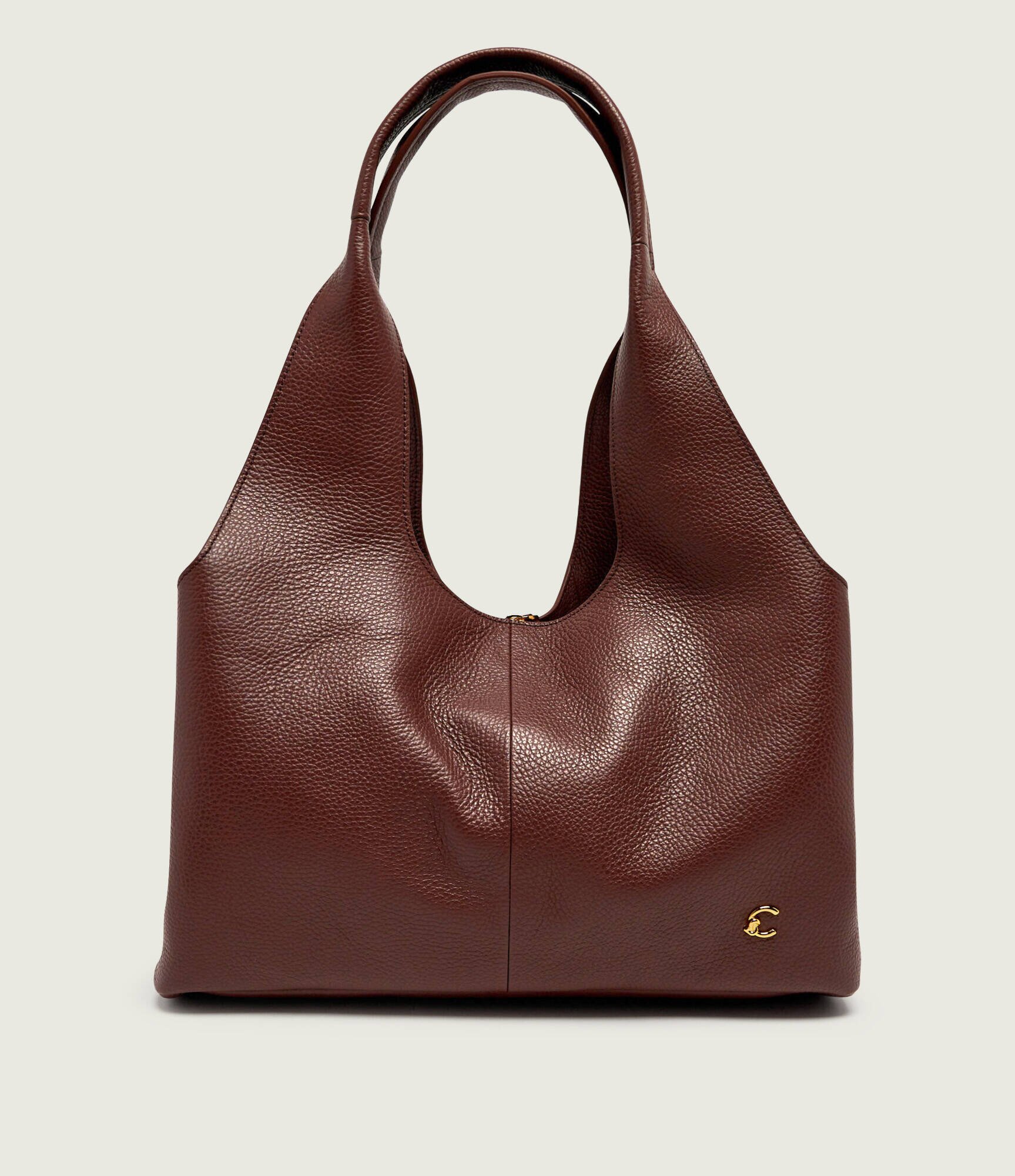 Coccinelle De piele geantă shopper Nell