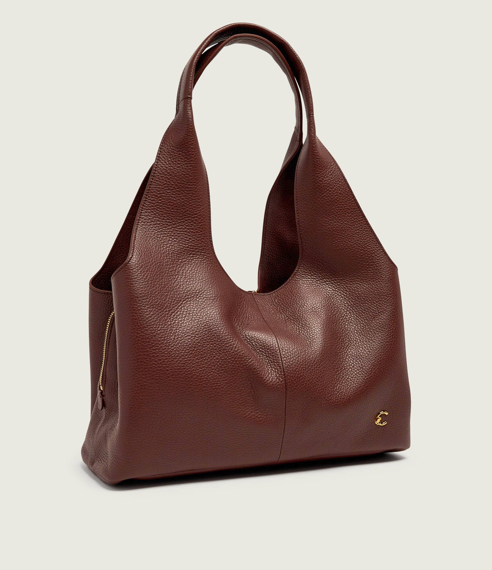 Coccinelle De piele geantă shopper Nell