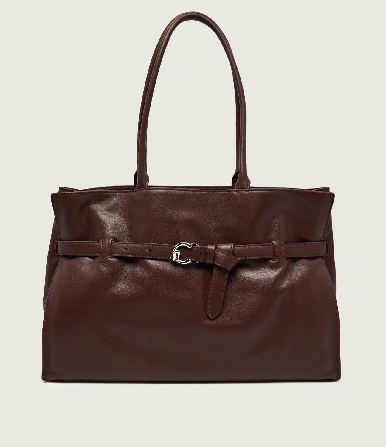 Coccinelle De piele geantă shopper Sabine Soft