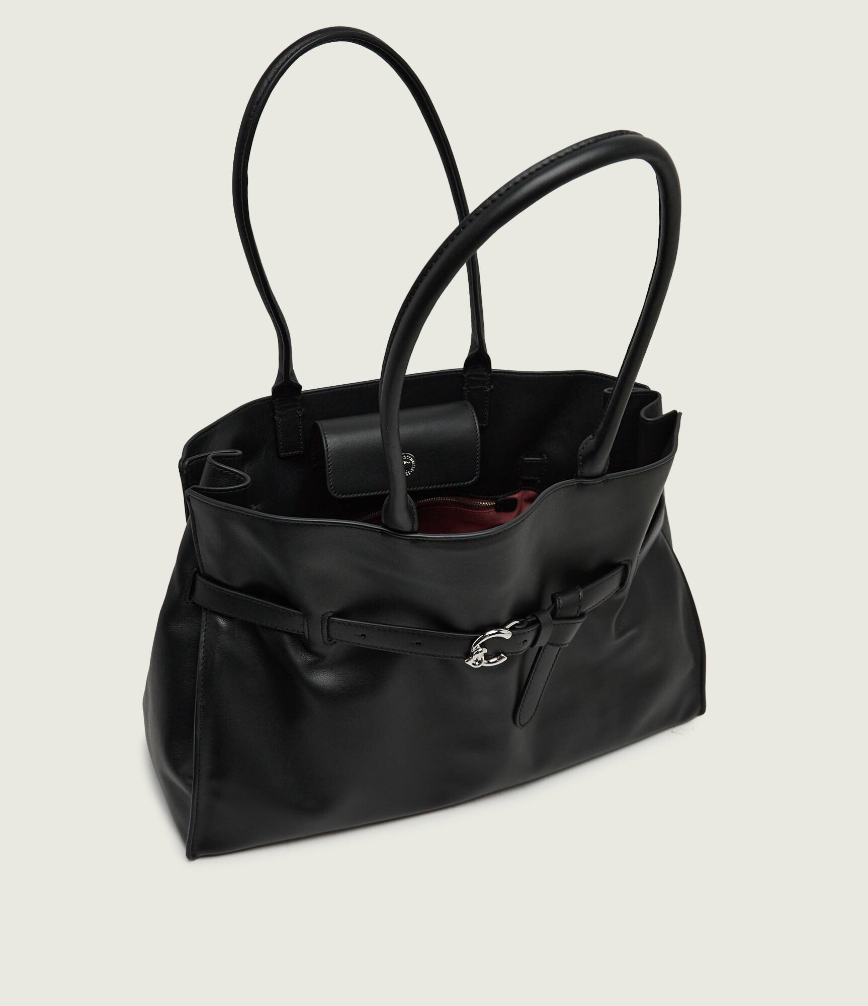 Coccinelle De piele geantă shopper Sabine Soft