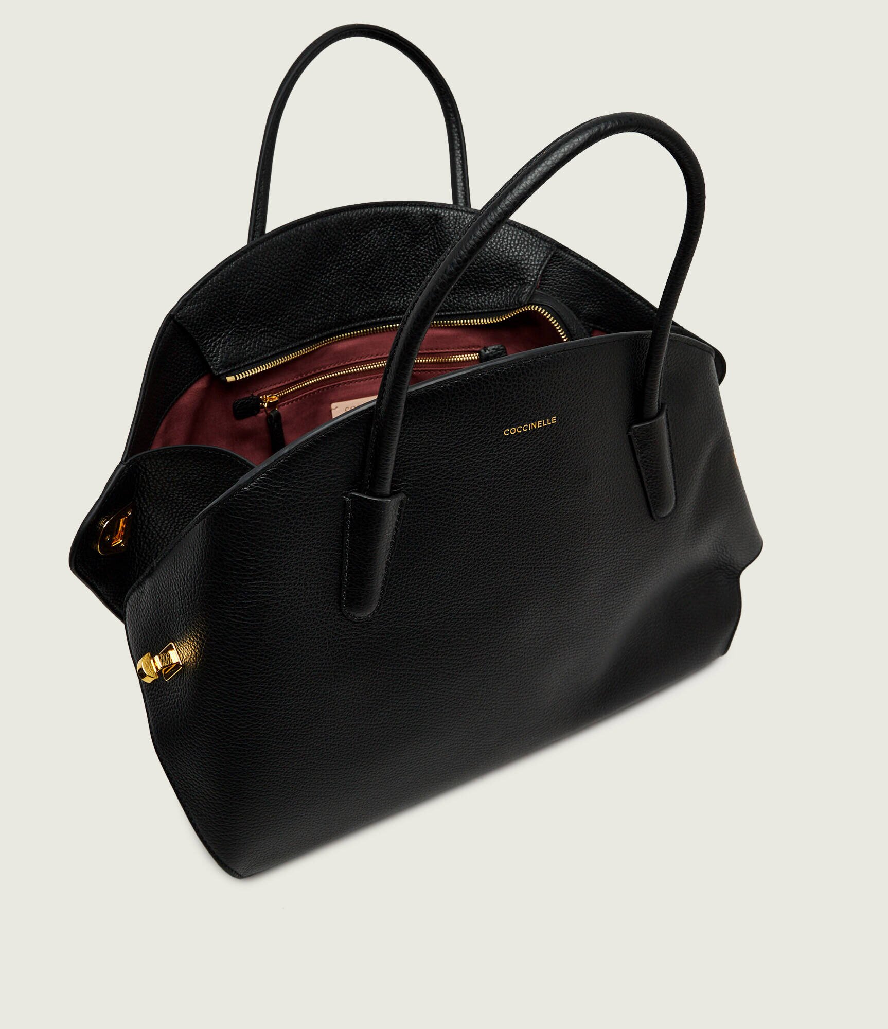 Coccinelle De piele geantă shopper Tylde
