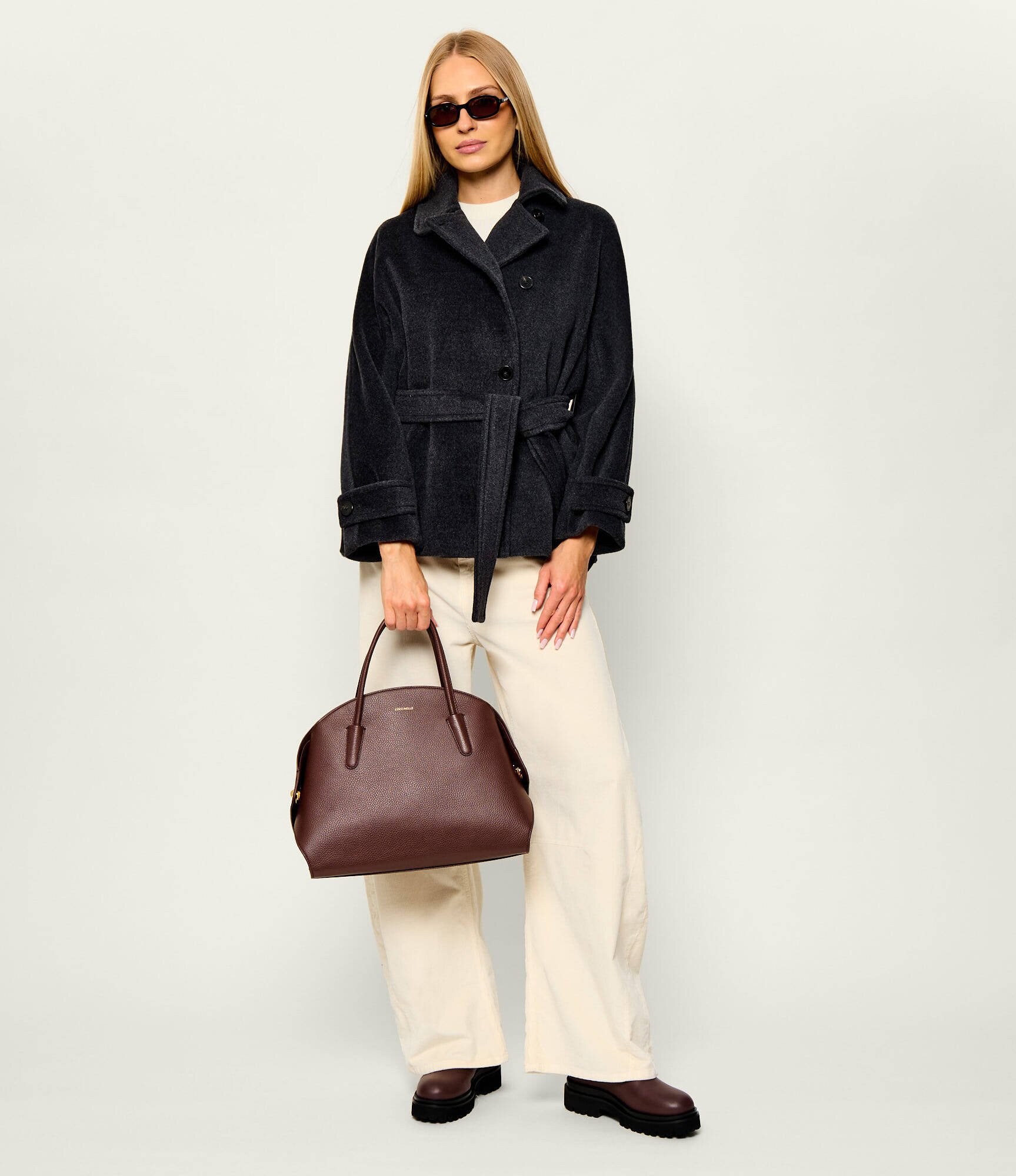 Coccinelle De piele geantă shopper Tylde