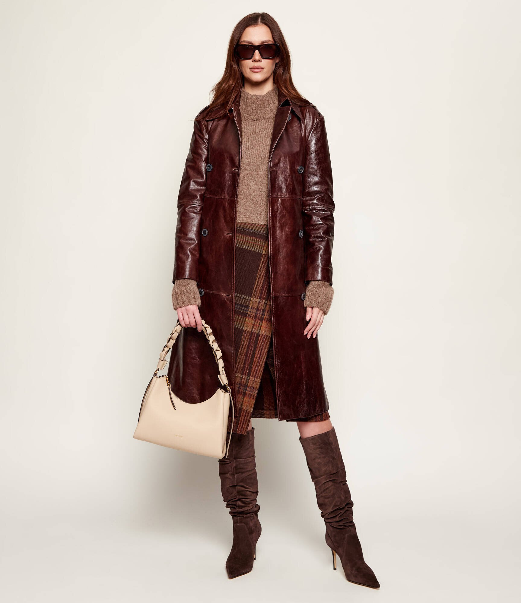 Coccinelle De piele hobo Boheme Grana Double