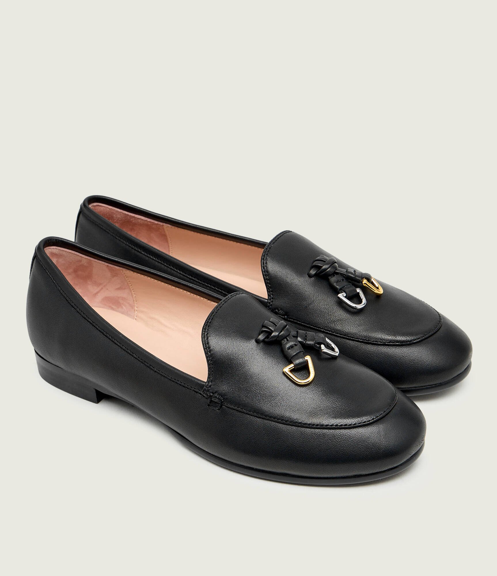 Coccinelle De piele pantofi lords LOOP