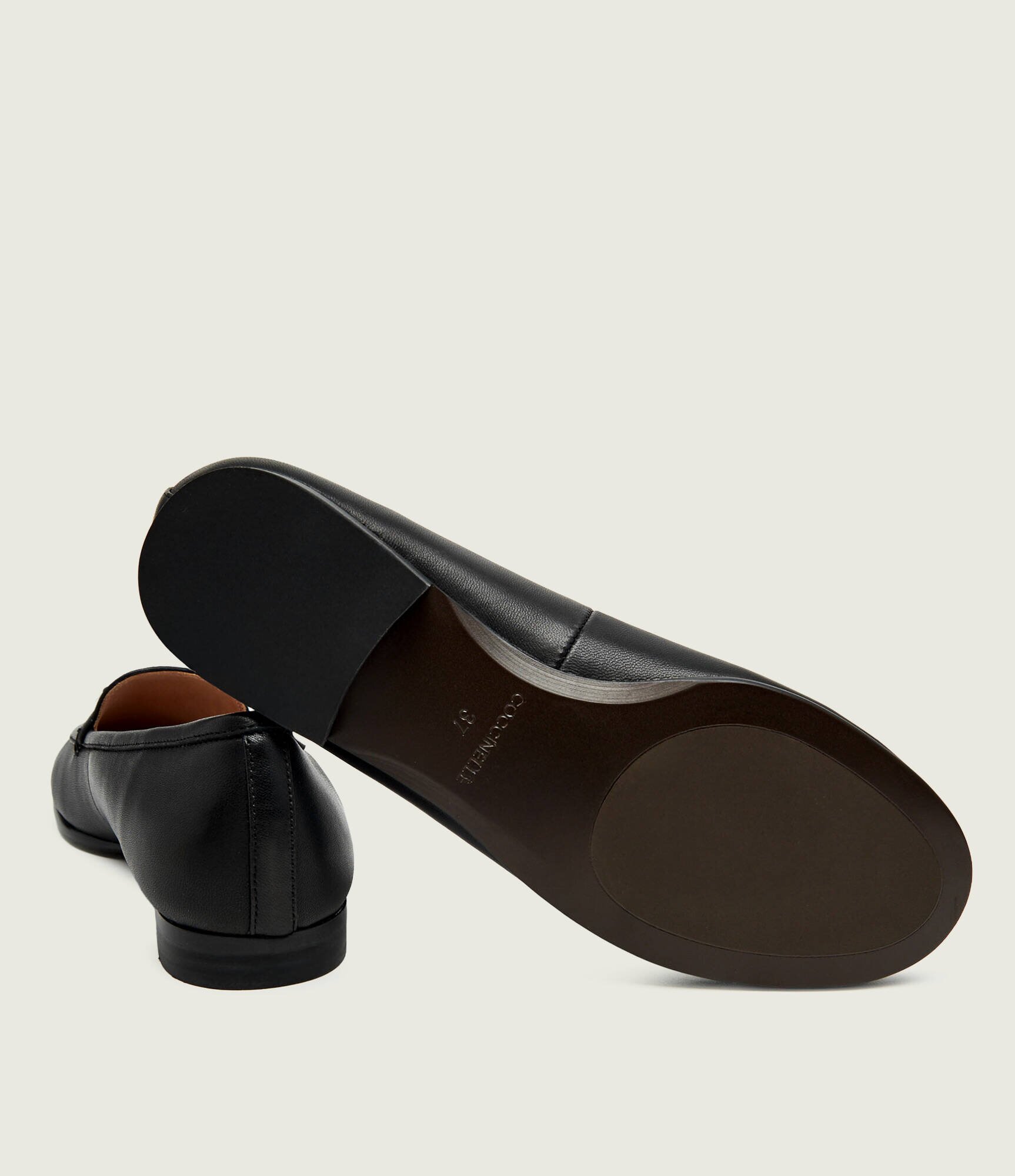 Coccinelle De piele pantofi lords LOOP